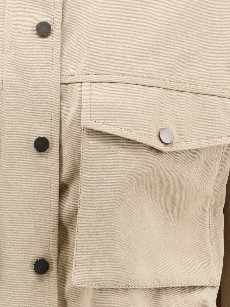 Brunello Cucinelli Women Cotton And Linen Blend Jacket BRUNELLO CUCINELLI