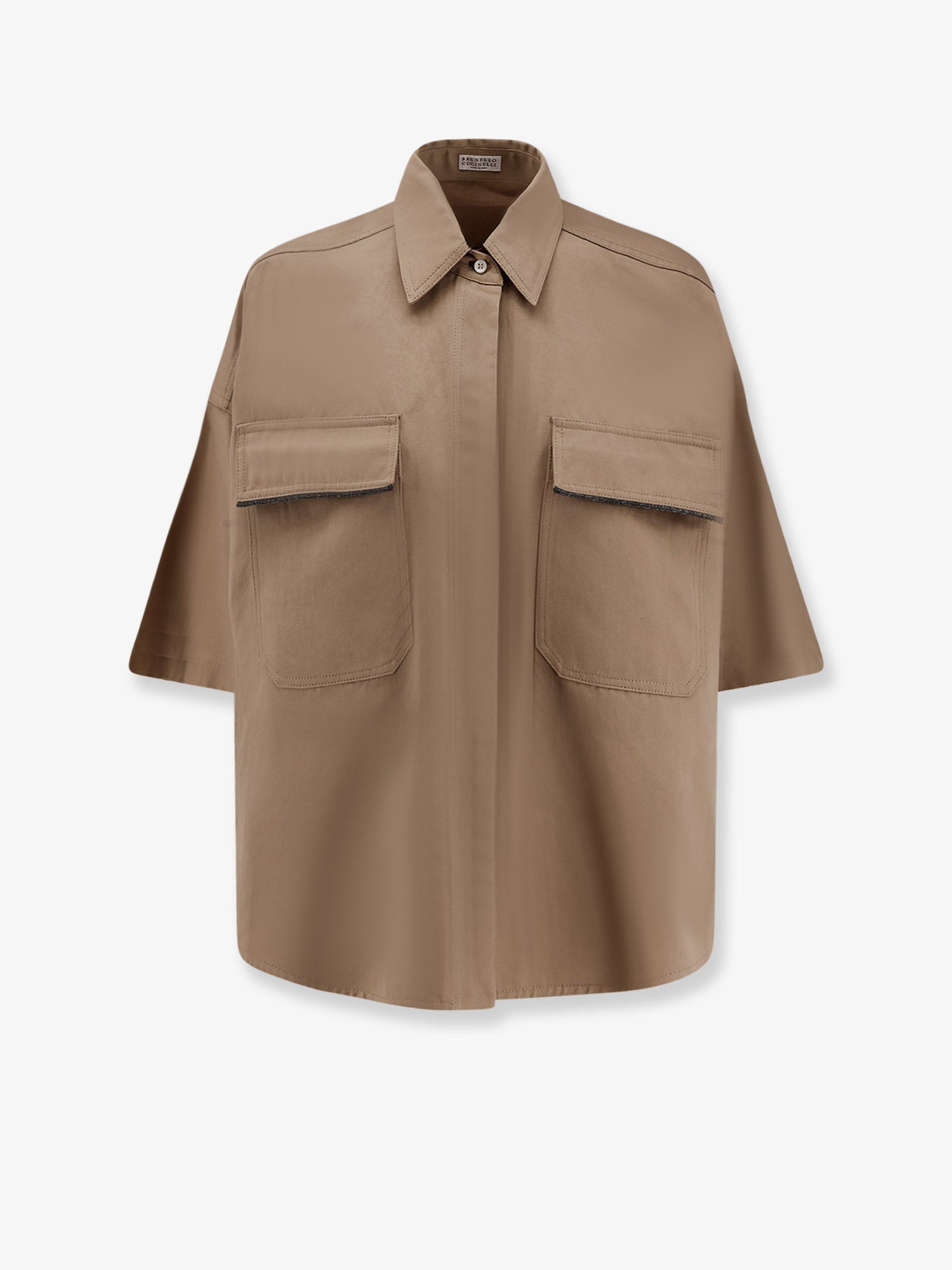 Brunello Cucinelli Women Linen And Cotton Blend Shirt BRUNELLO CUCINELLI