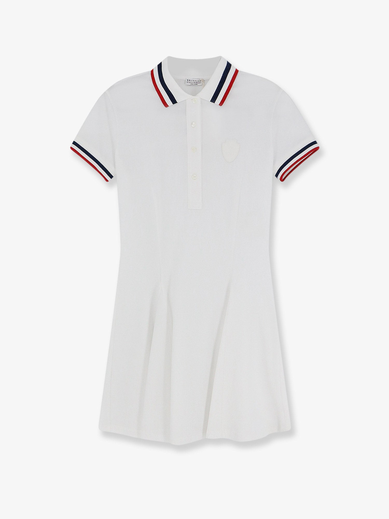 Brunello Cucinelli Women Stretch Cotton Piquet Mini Dress BRUNELLO CUCINELLI