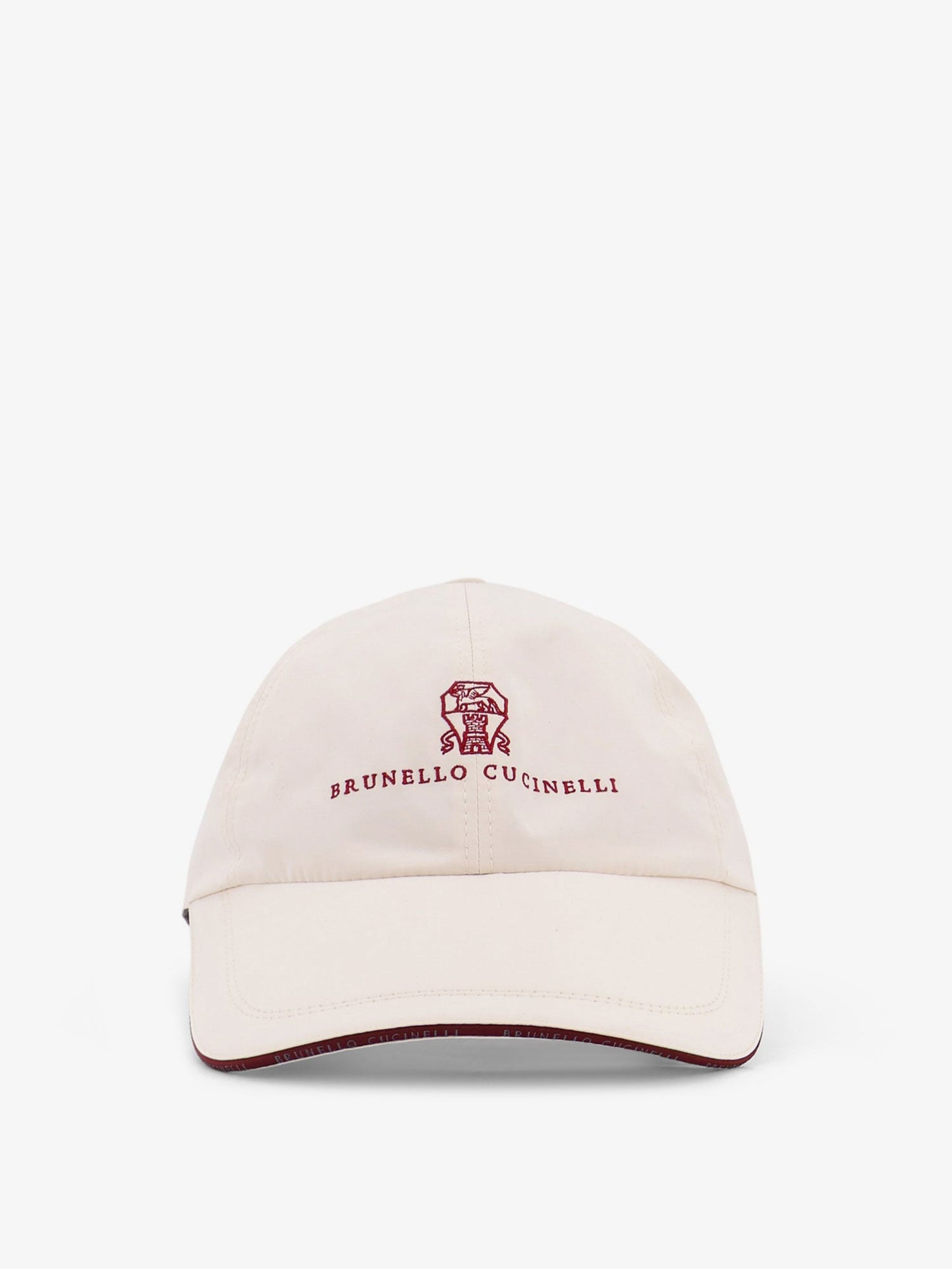 Brunello Cucinelli Men Nylon Hat With Embroidered Logo On The Front BRUNELLO CUCINELLI