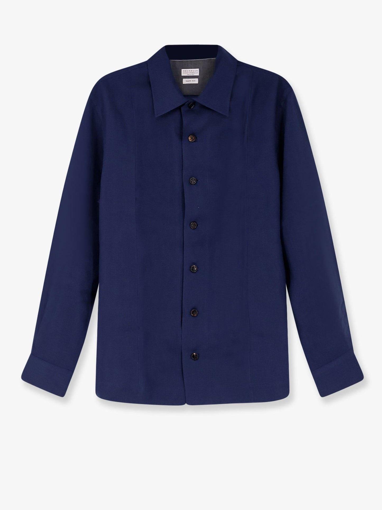 Brunello Cucinelli Men Easy Fit Linen Shirt BRUNELLO CUCINELLI