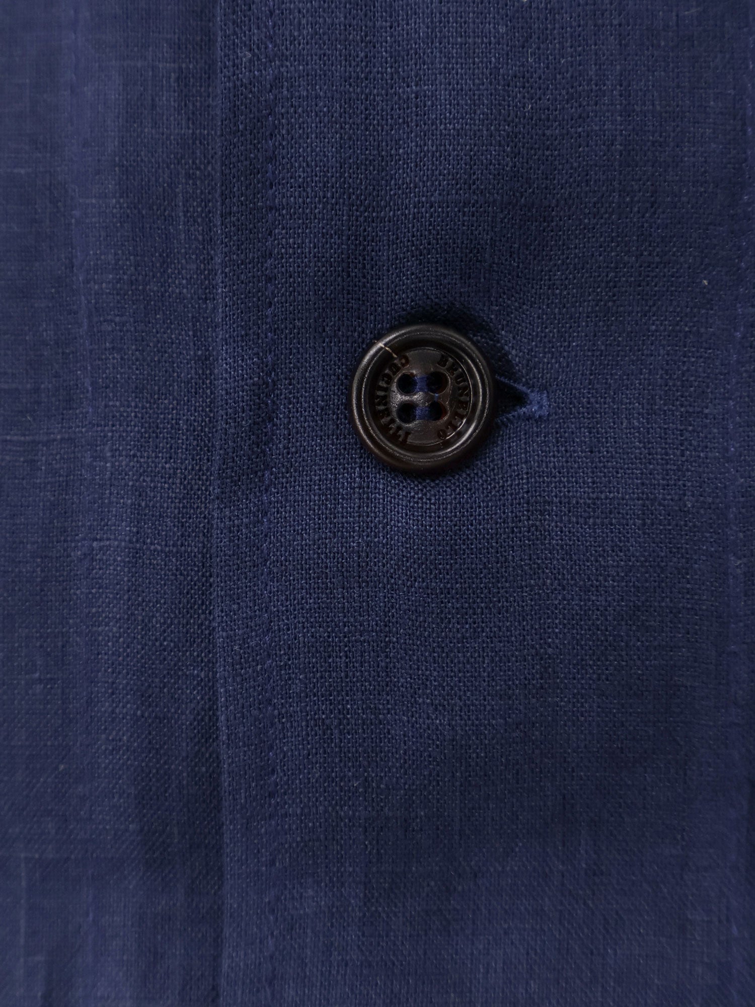 Brunello Cucinelli Men Easy Fit Linen Shirt BRUNELLO CUCINELLI