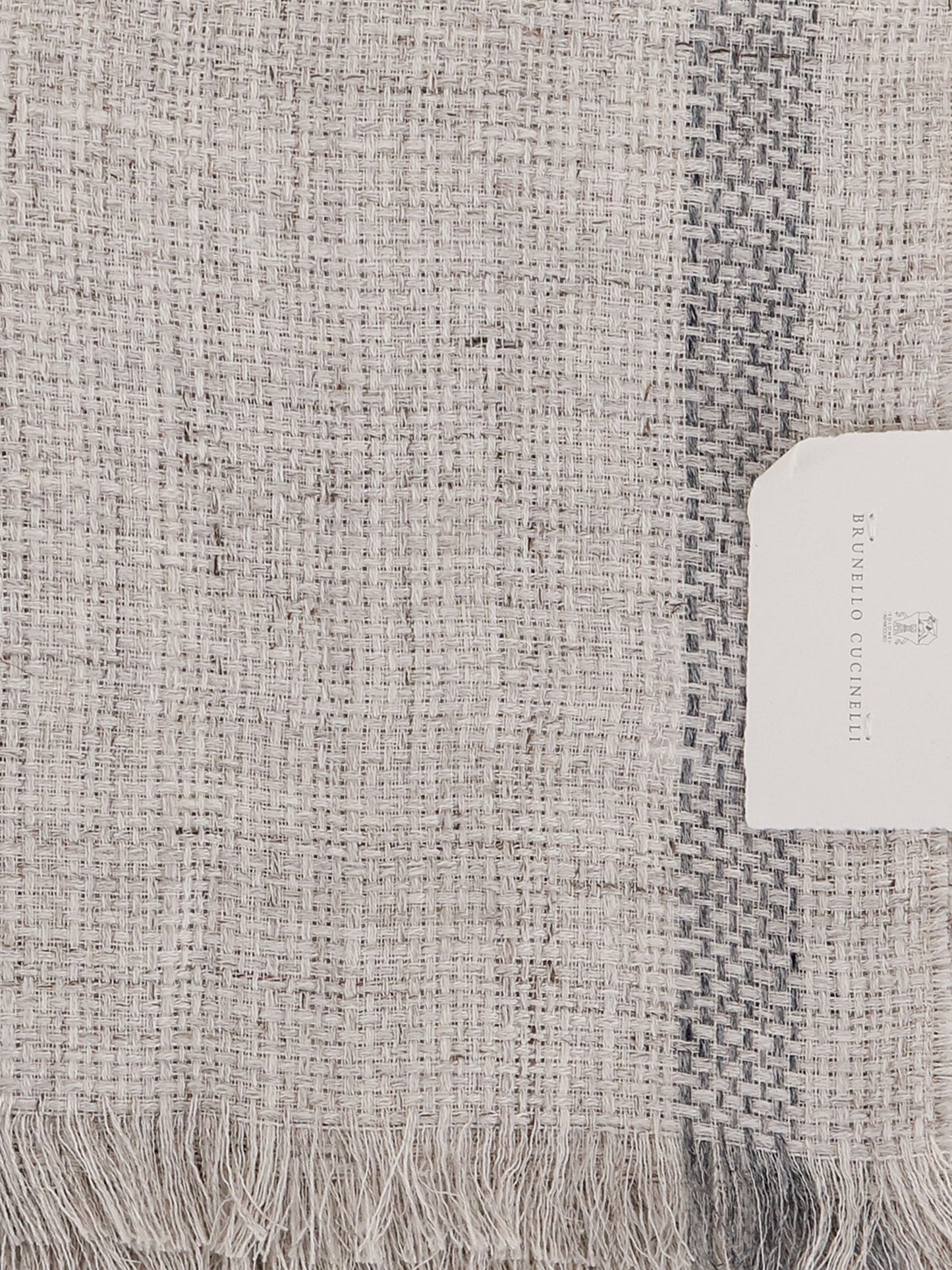 Brunello Cucinelli Men Linen Scarf BRUNELLO CUCINELLI