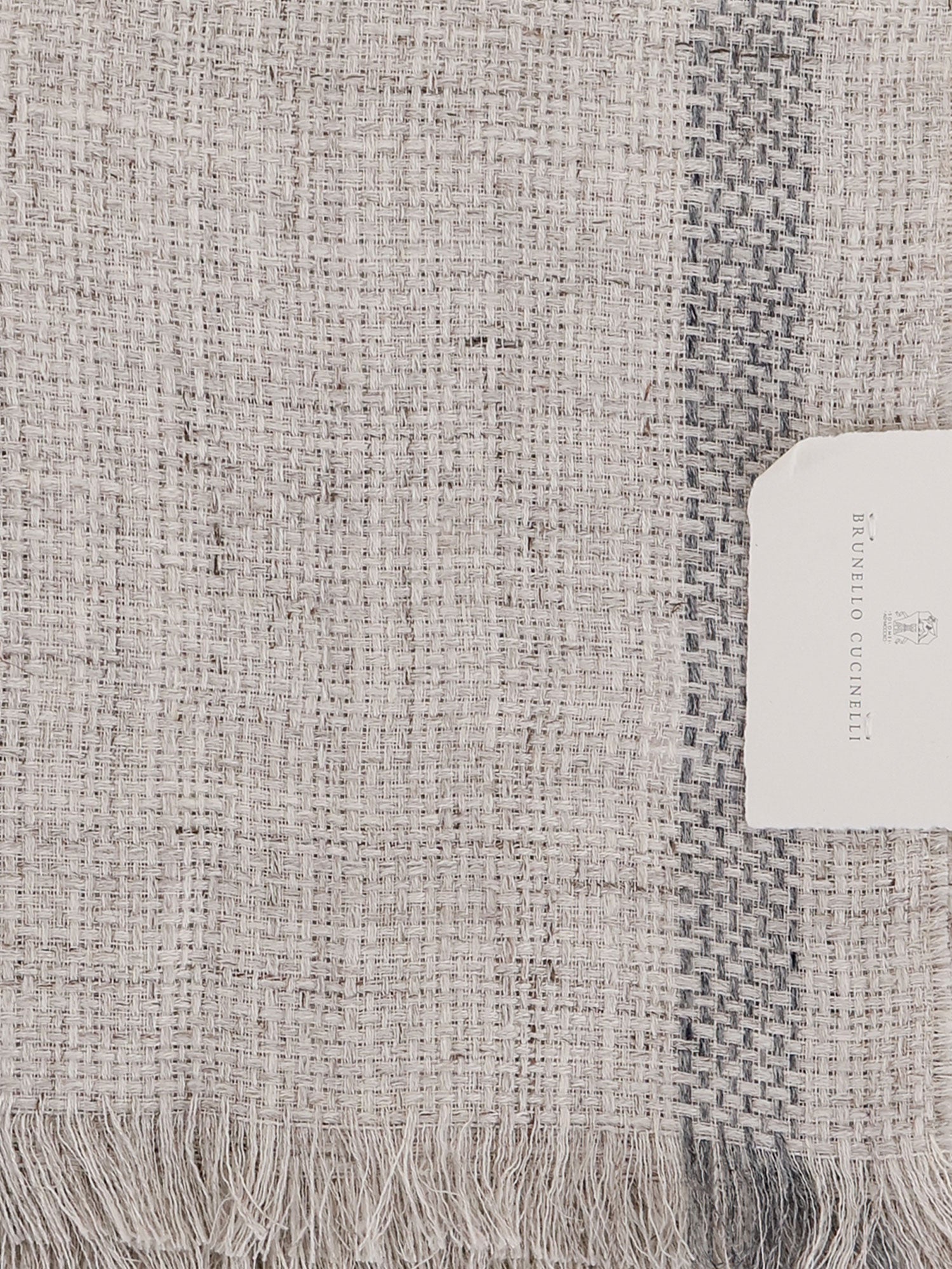 Brunello Cucinelli Men Linen Scarf BRUNELLO CUCINELLI
