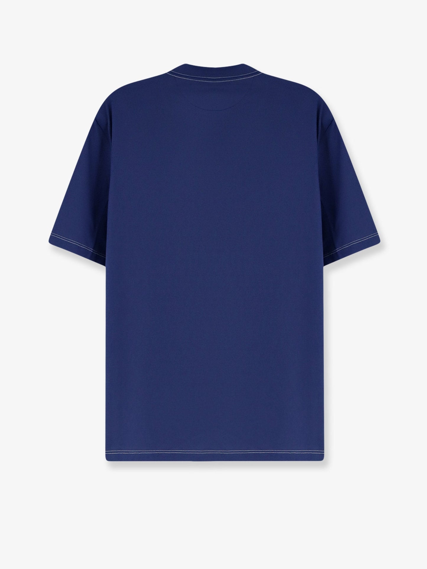 Brunello Cucinelli Men Technical Nylon T-Shirt With Front Logo BRUNELLO CUCINELLI