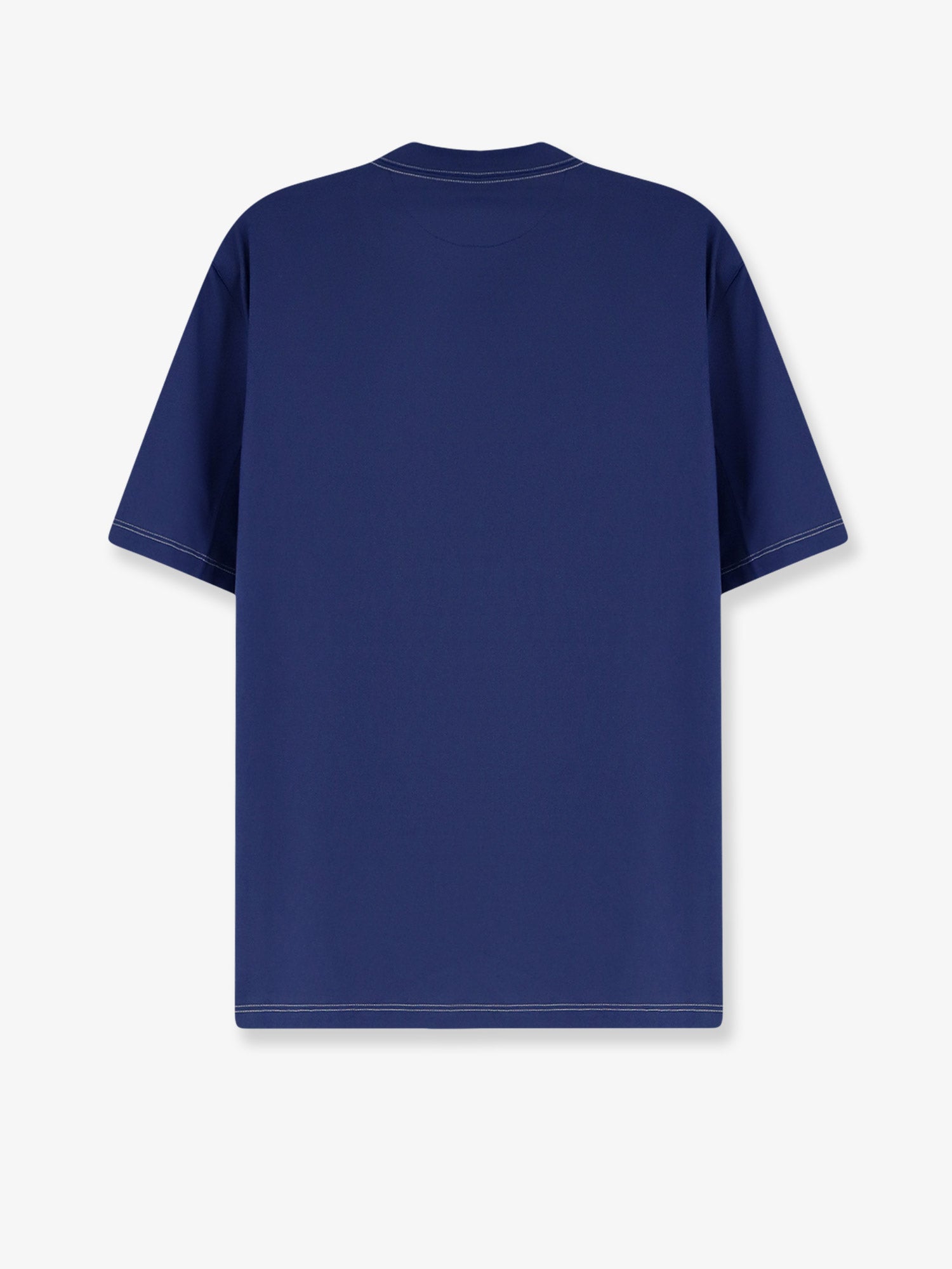 Brunello Cucinelli Men Technical Nylon T-Shirt With Front Logo BRUNELLO CUCINELLI