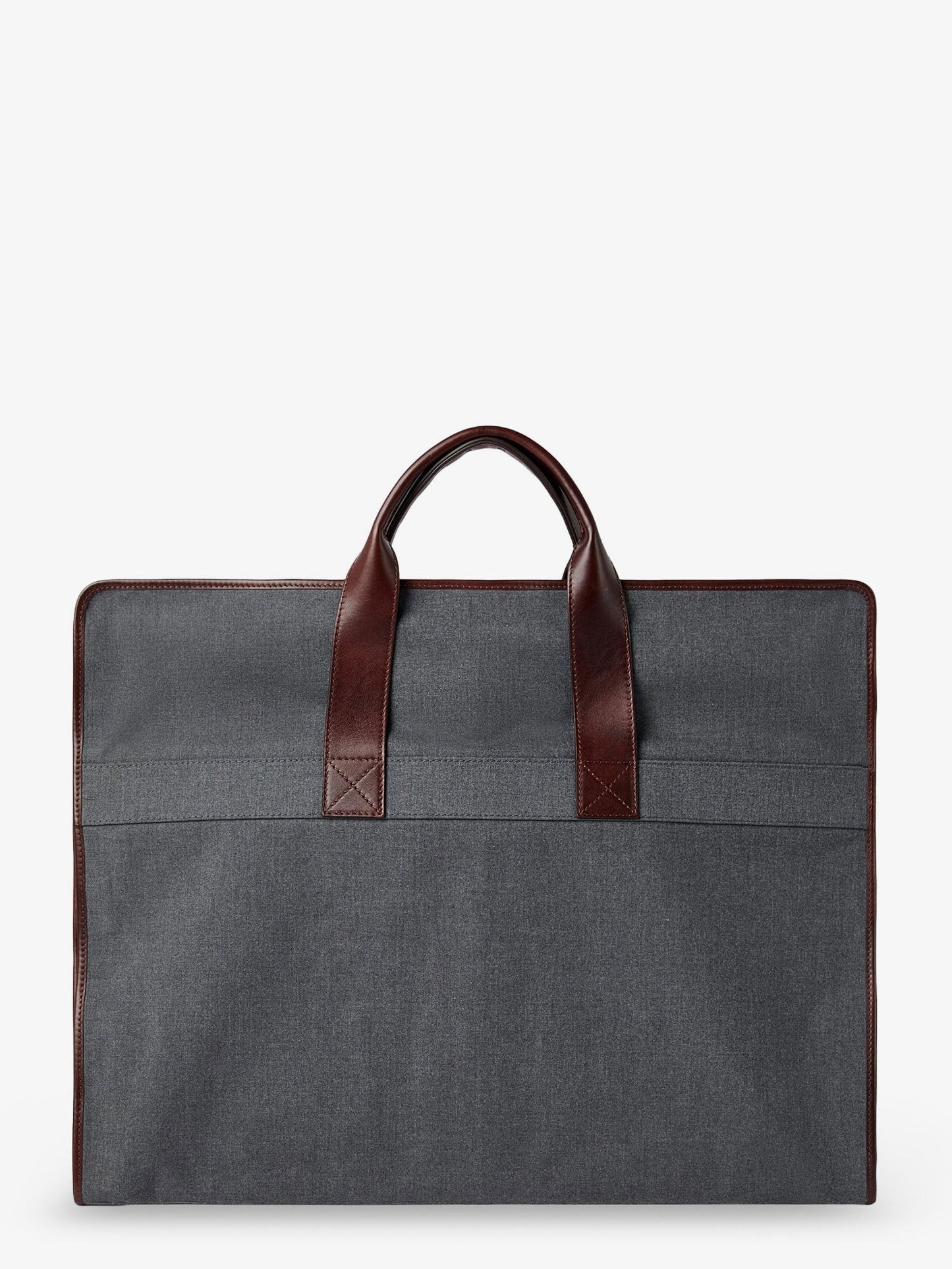 Brunello Cucinelli Men Technical Fabric And Leather Garment Bag BRUNELLO CUCINELLI