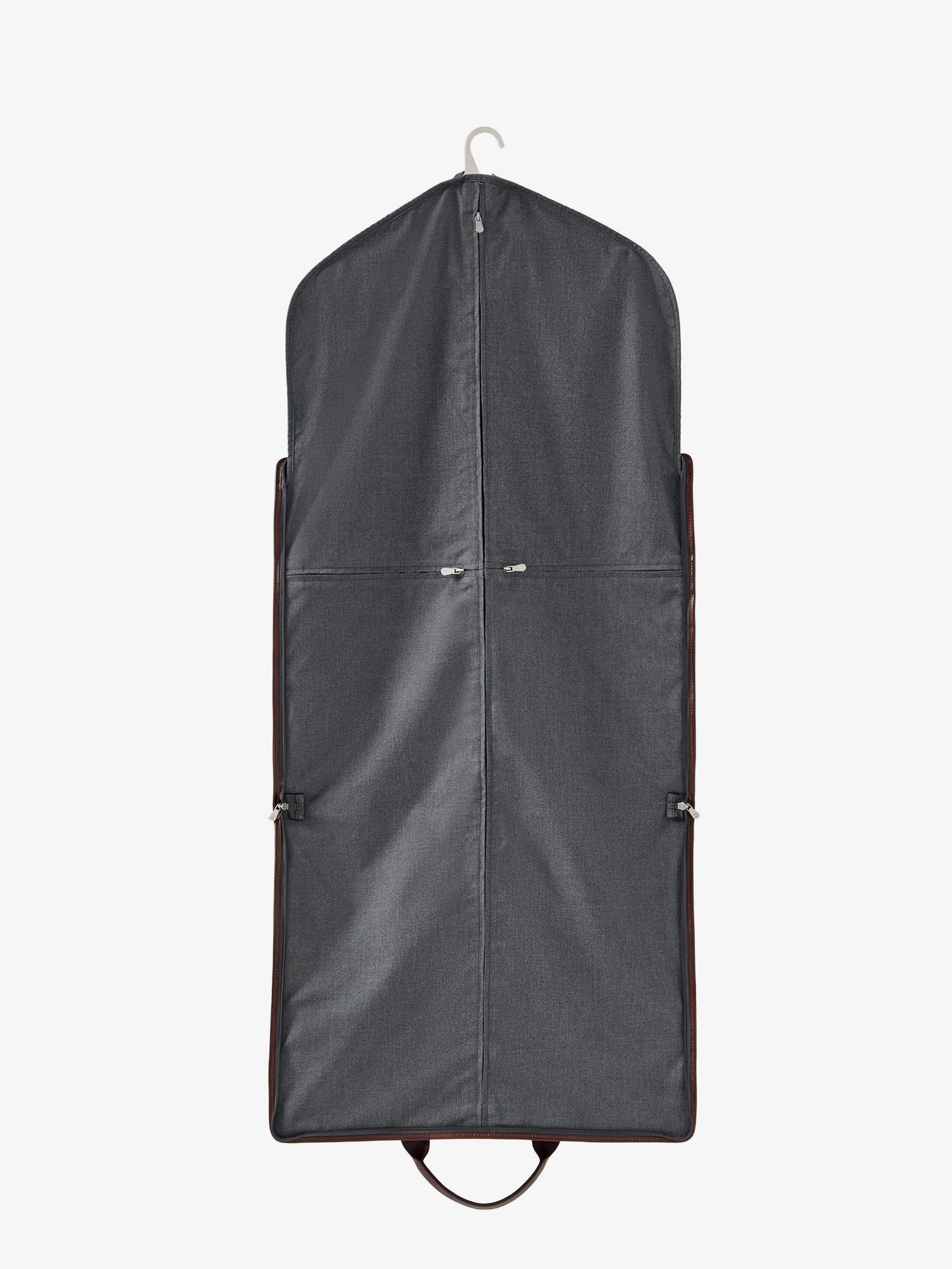 Brunello Cucinelli Men Technical Fabric And Leather Garment Bag BRUNELLO CUCINELLI