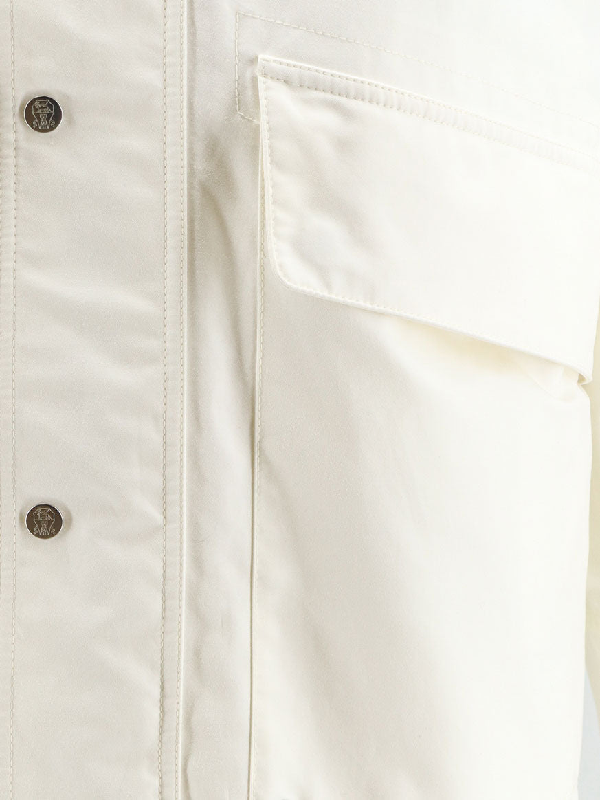 Brunello Cucinelli Men Cotton And Nylon Blend Jacket BRUNELLO CUCINELLI