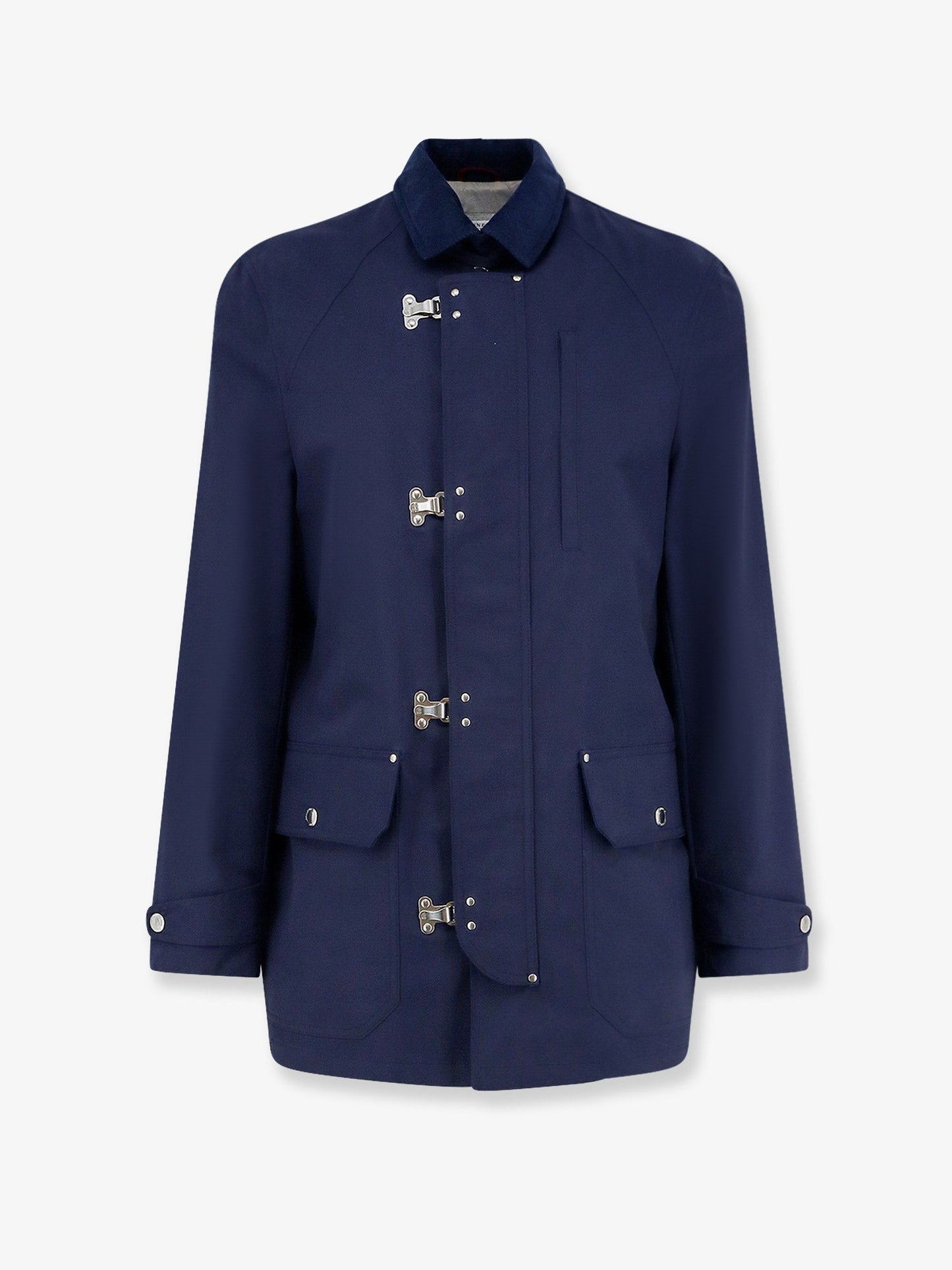 Brunello Cucinelli Men Water-Resistant Jacket With Hooks BRUNELLO CUCINELLI