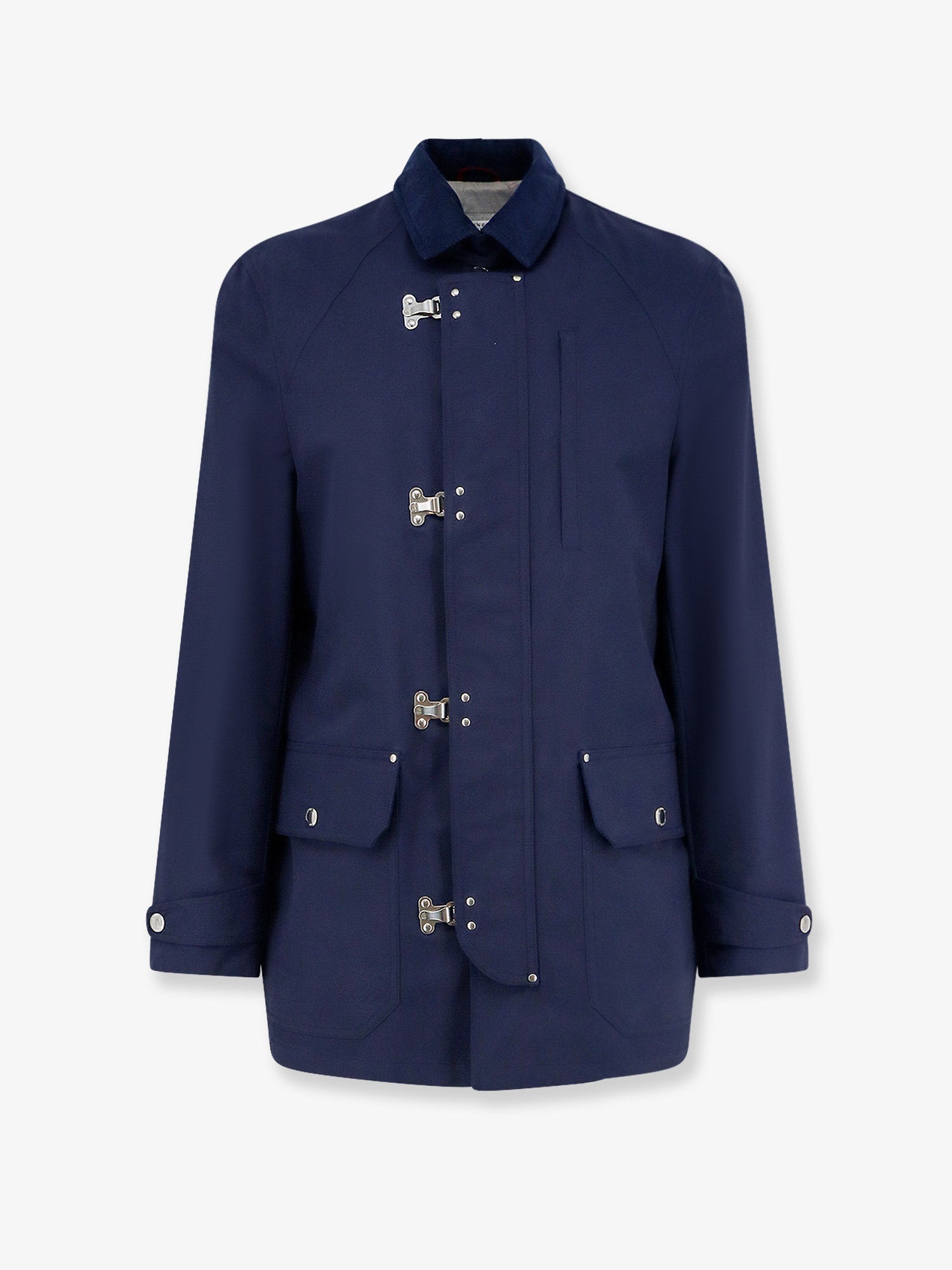 Brunello Cucinelli Men Water-Resistant Jacket With Hooks BRUNELLO CUCINELLI