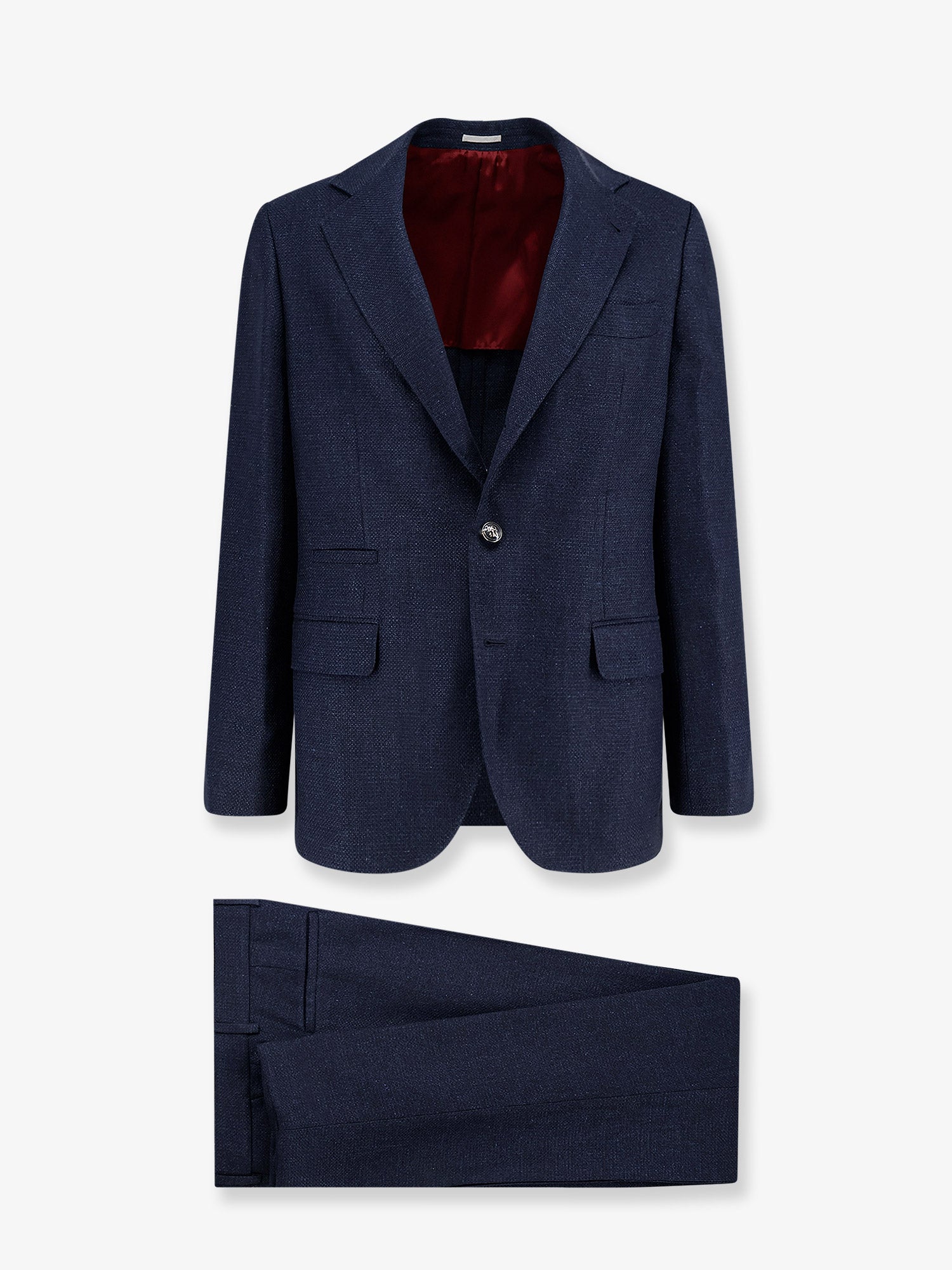 Brunello Cucinelli Men Silk, Linen And Wool Suit BRUNELLO CUCINELLI