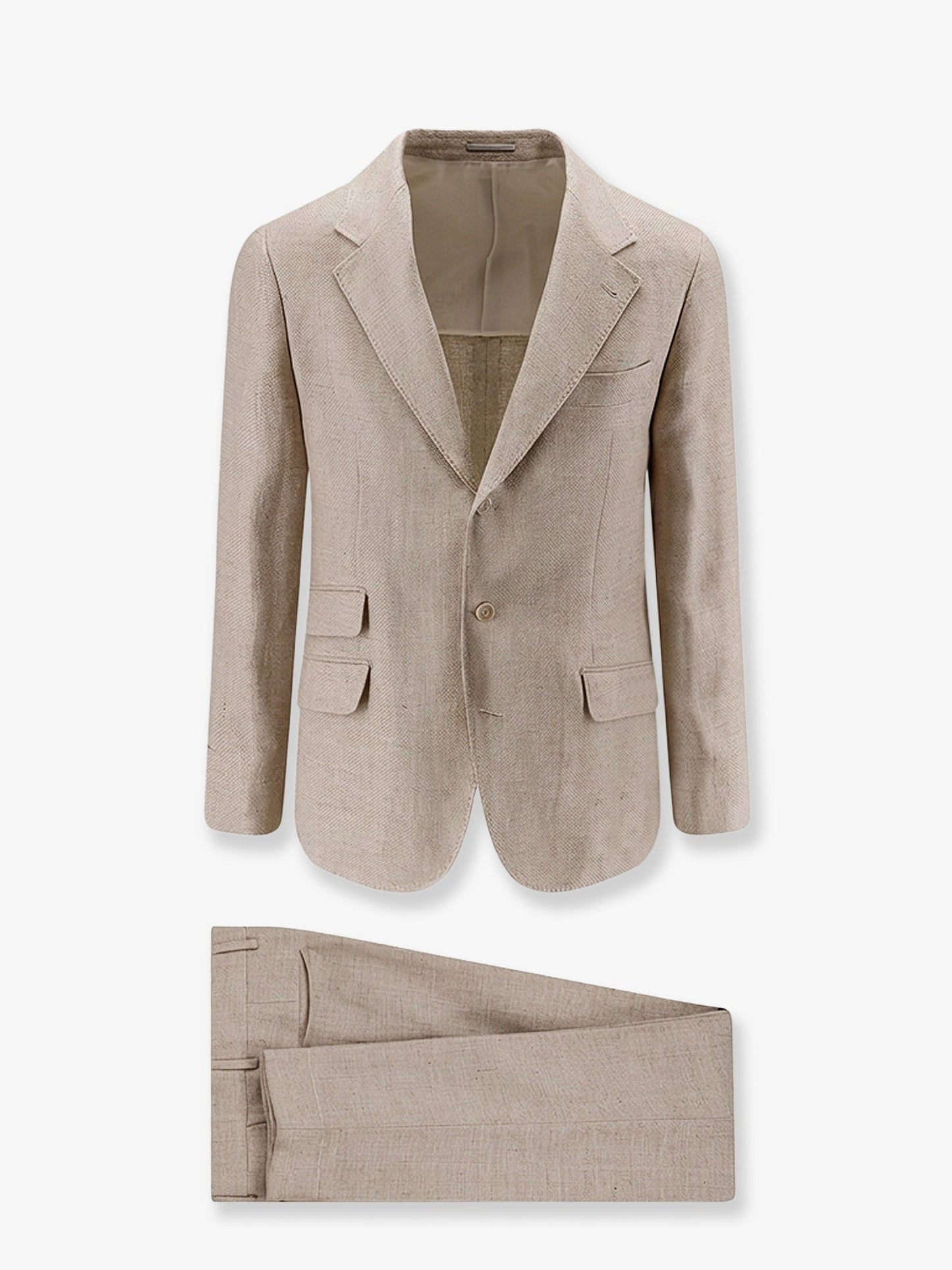 Brunello Cucinelli Men Silk, Linen And Wool Suit BRUNELLO CUCINELLI