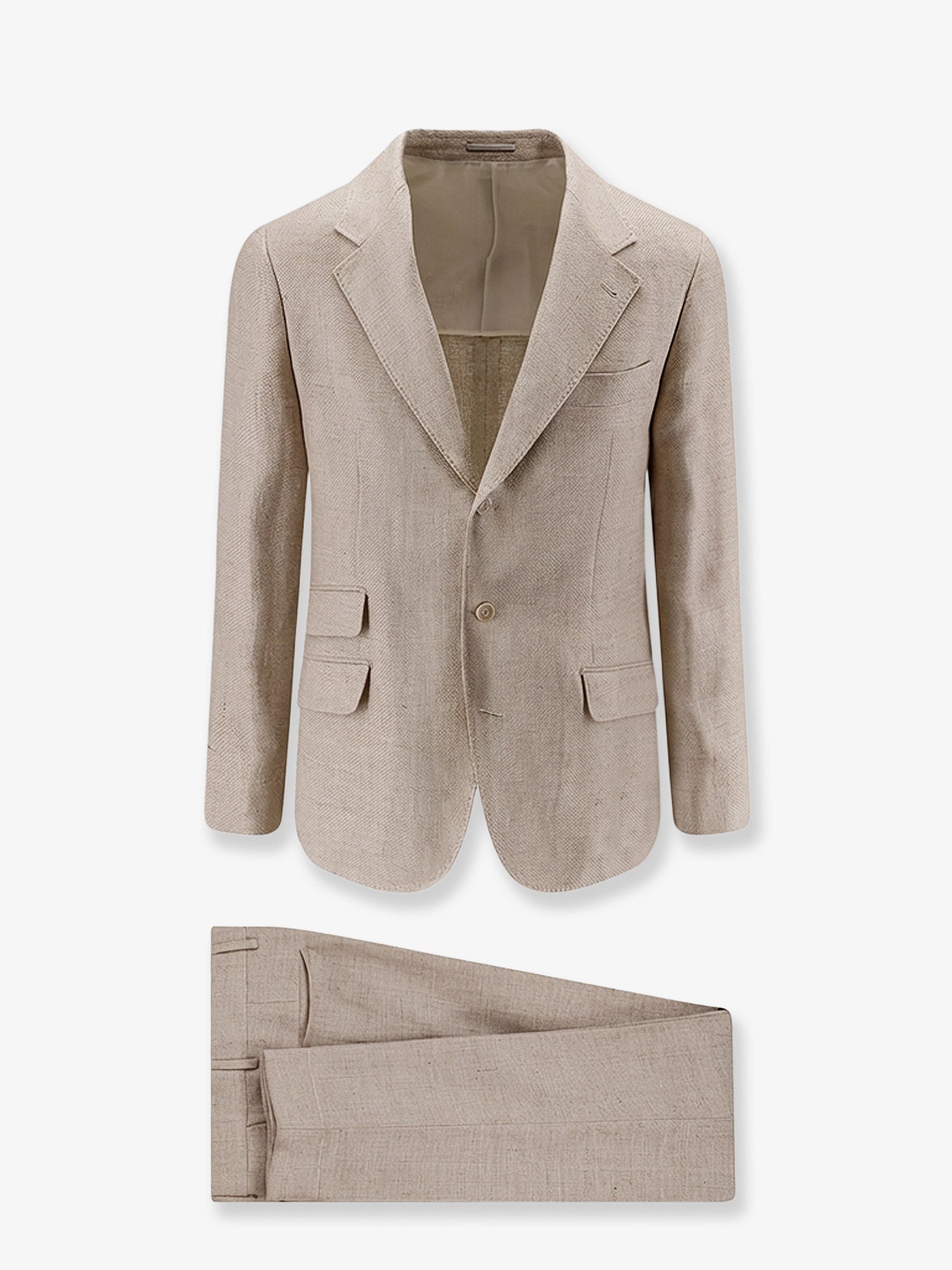 Brunello Cucinelli Men Silk, Linen And Wool Suit BRUNELLO CUCINELLI