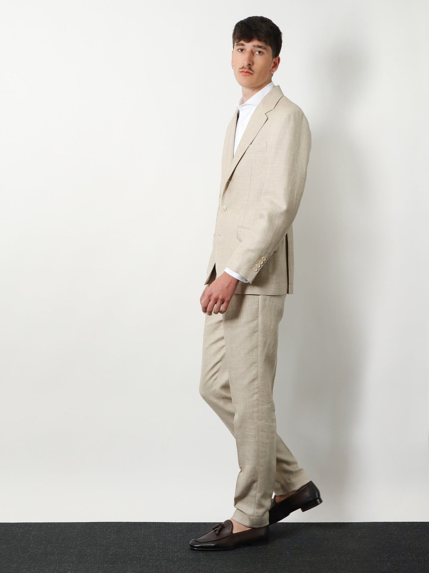 Brunello Cucinelli Men Silk, Linen And Wool Suit BRUNELLO CUCINELLI