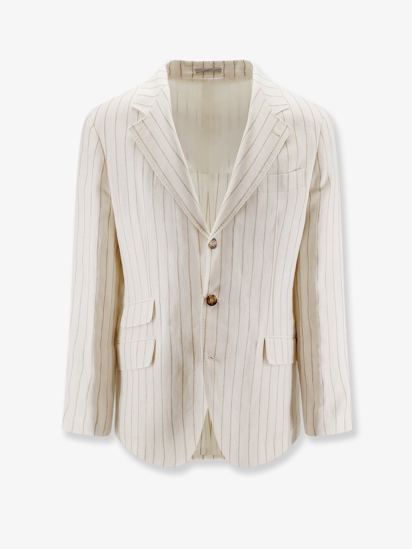 Brunello Cucinelli Men Linen Blazer BRUNELLO CUCINELLI