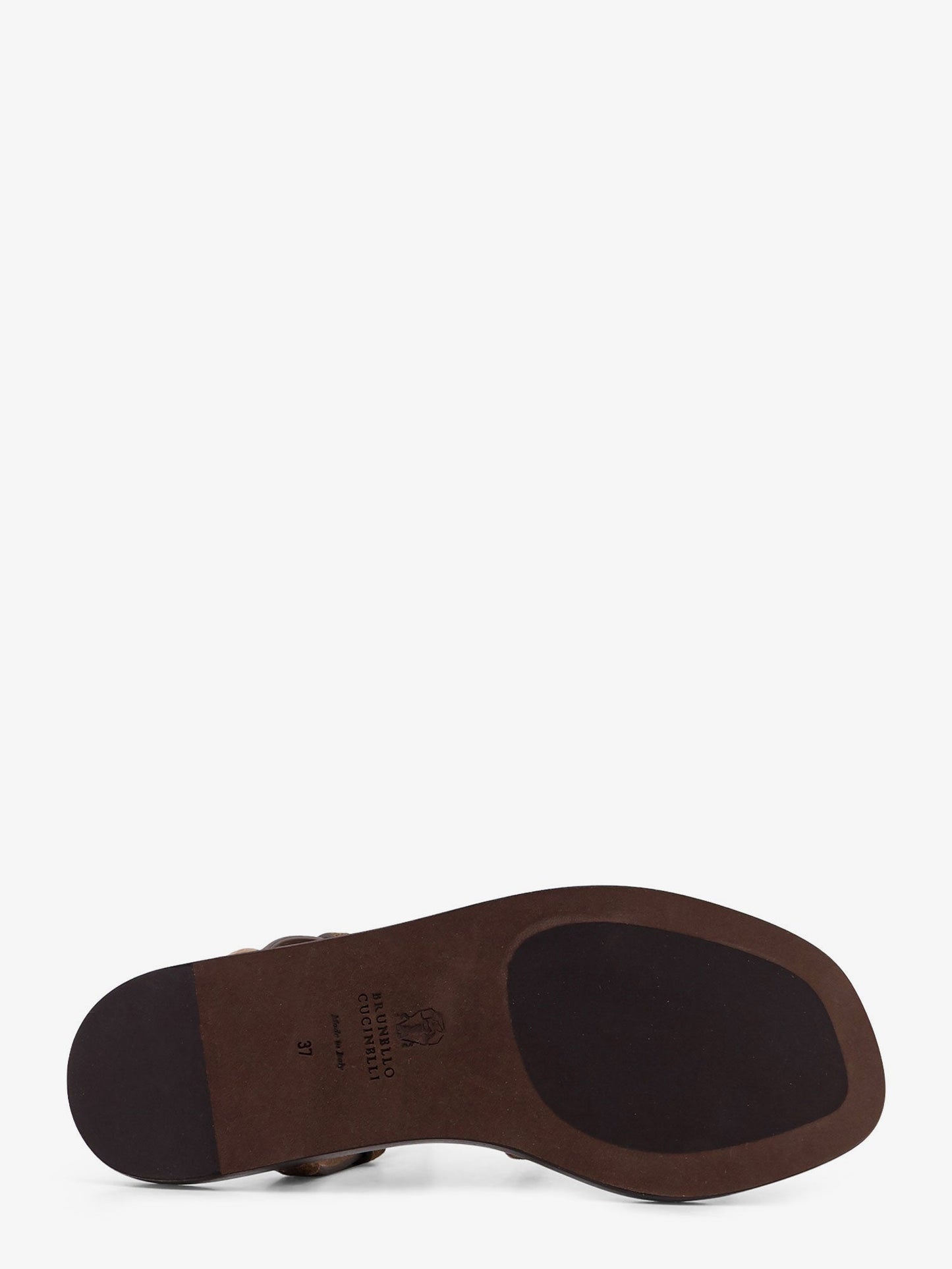 Brunello Cucinelli Women Suede Sandals With Monili Details BRUNELLO CUCINELLI