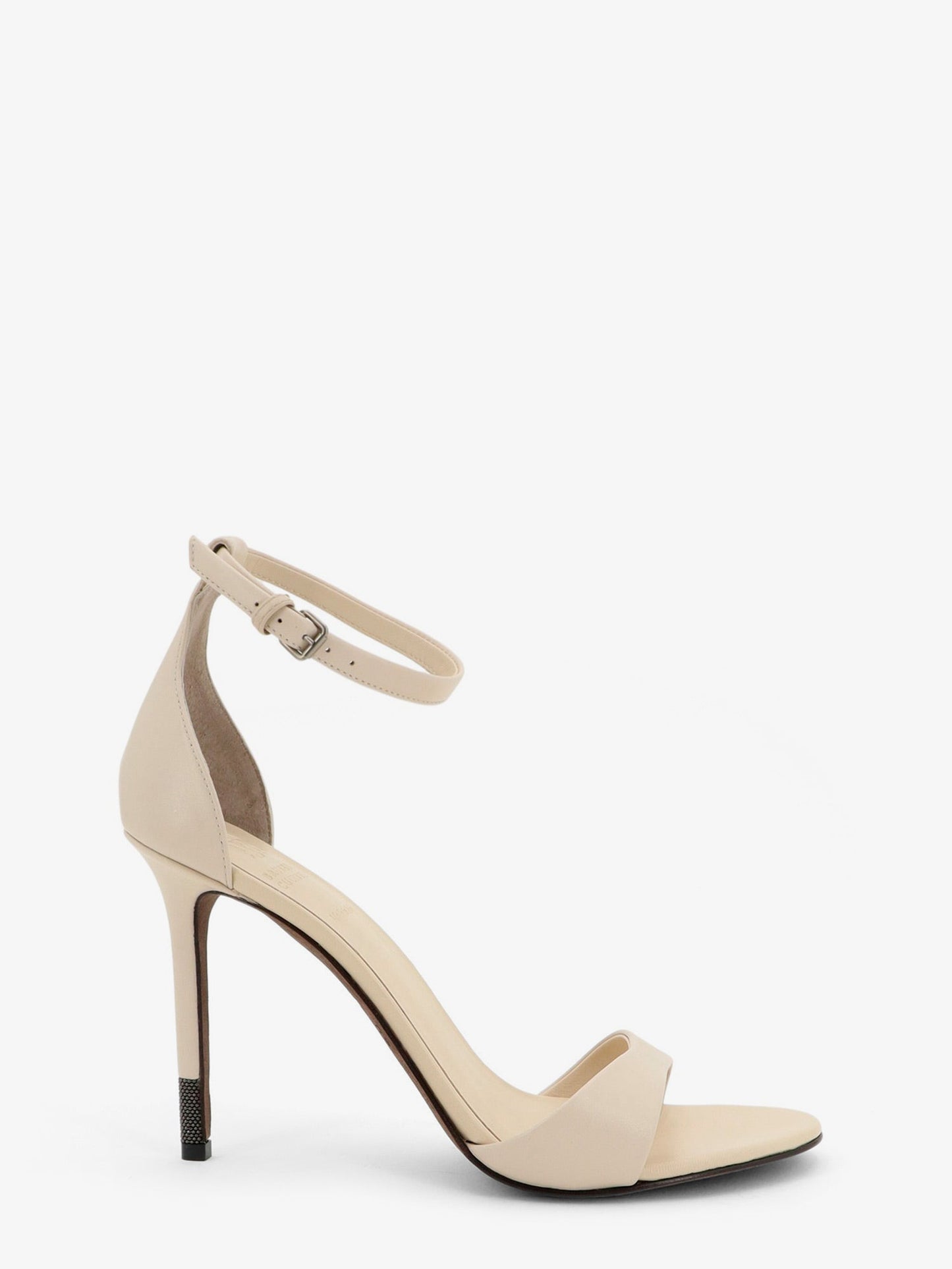 Brunello Cucinelli Women Leather Sandals With Monili Detail BRUNELLO CUCINELLI