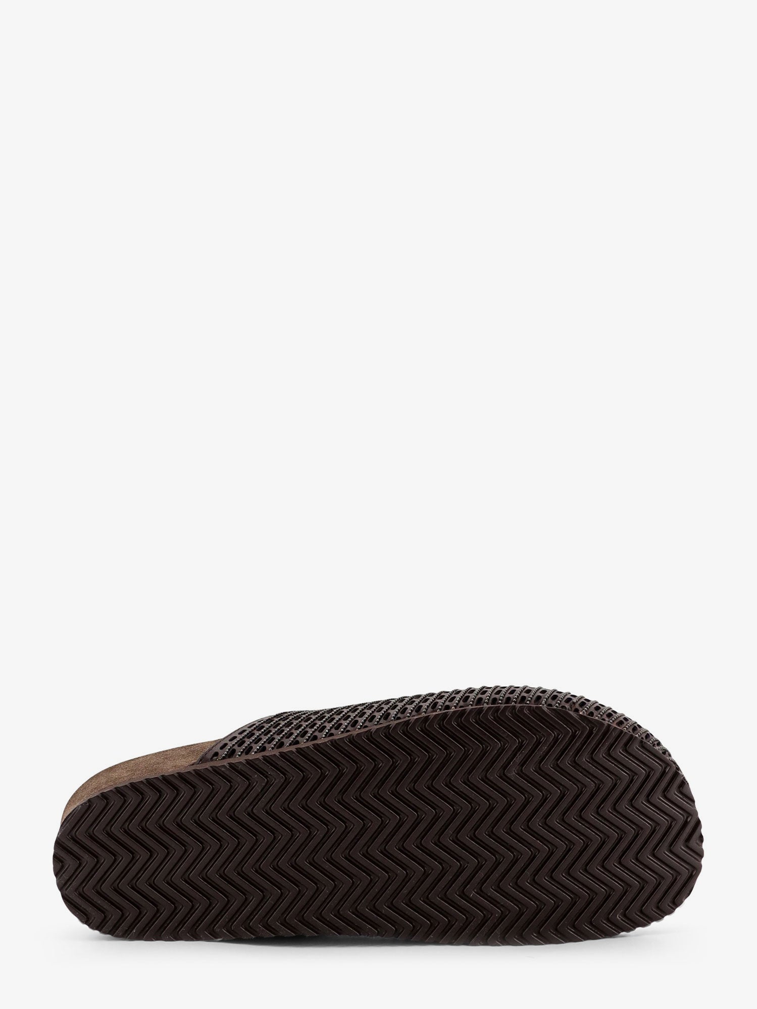 Brunello Cucinelli Women Leather Sandals With Precious Net Detail BRUNELLO CUCINELLI