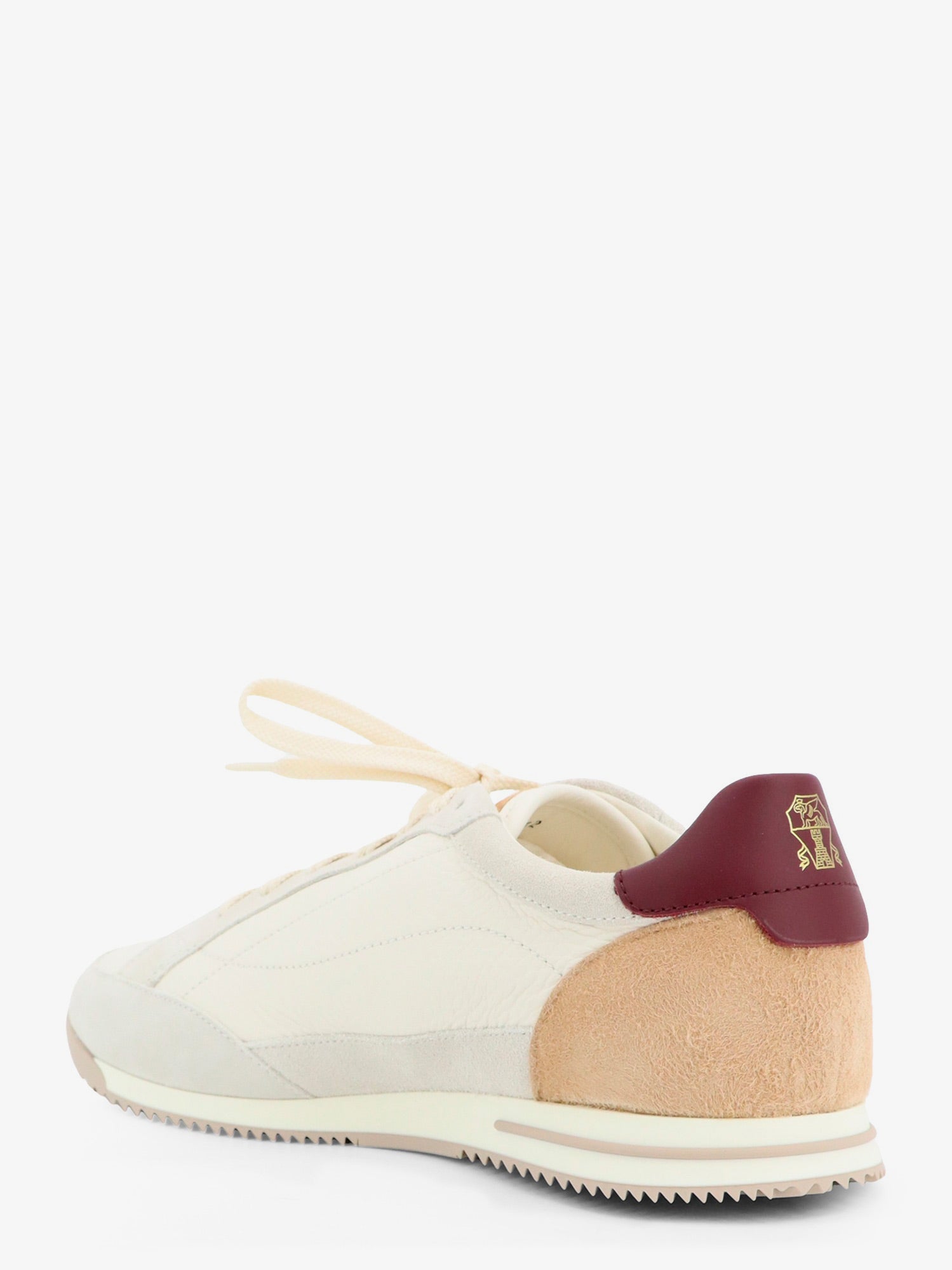 Brunello Cucinelli Men Leather Sneakers With Suede Inserts BRUNELLO CUCINELLI