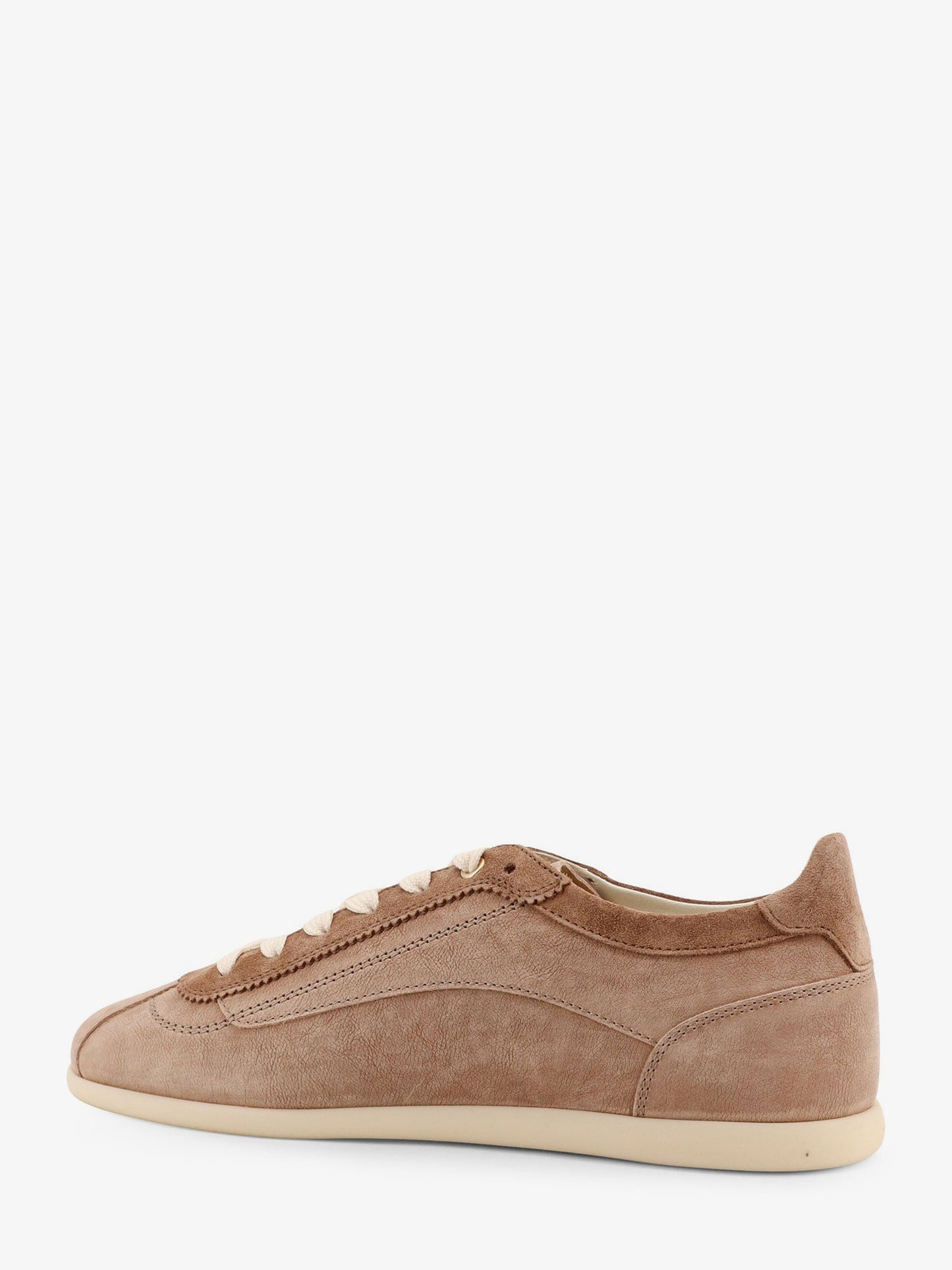 Brunello Cucinelli Men Leather Sneakers With Stitching Detail BRUNELLO CUCINELLI