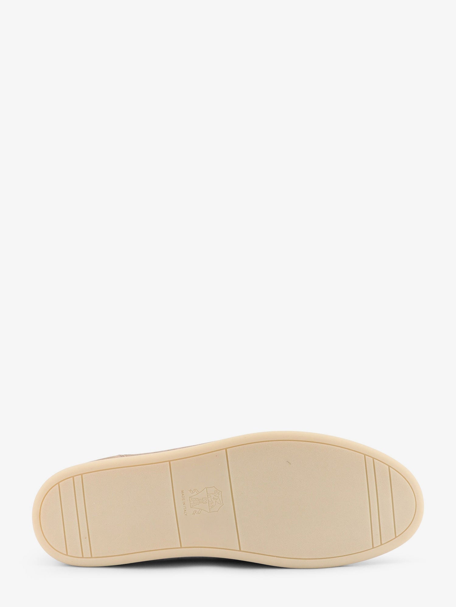 Brunello Cucinelli Men Leather Sneakers With Stitching Detail BRUNELLO CUCINELLI