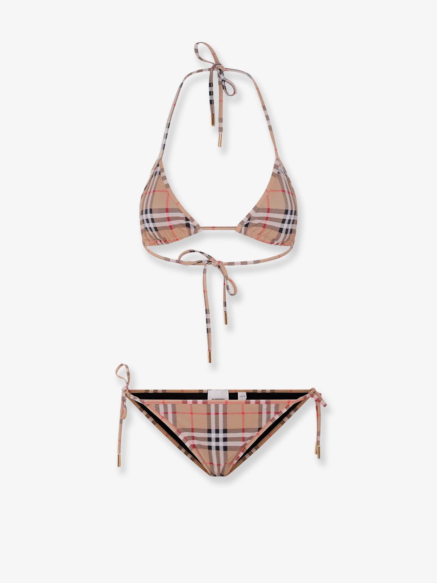 Burberry Women Cobb Bikini With Traditional Check Pattern BURBERRY
