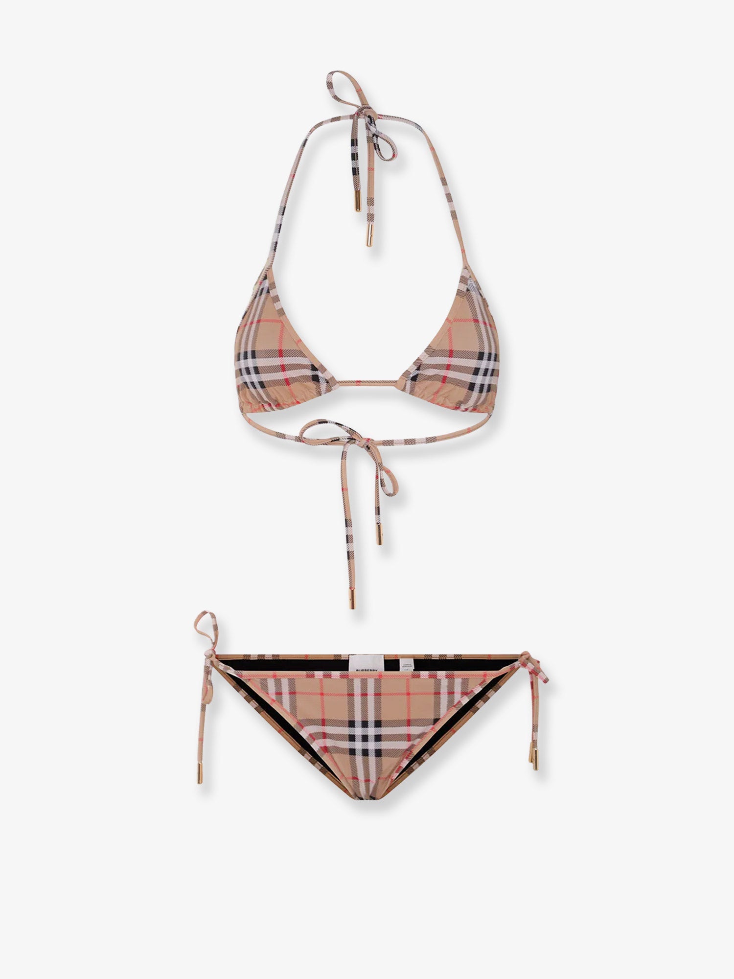 Burberry Women Cobb Bikini With Traditional Check Pattern BURBERRY