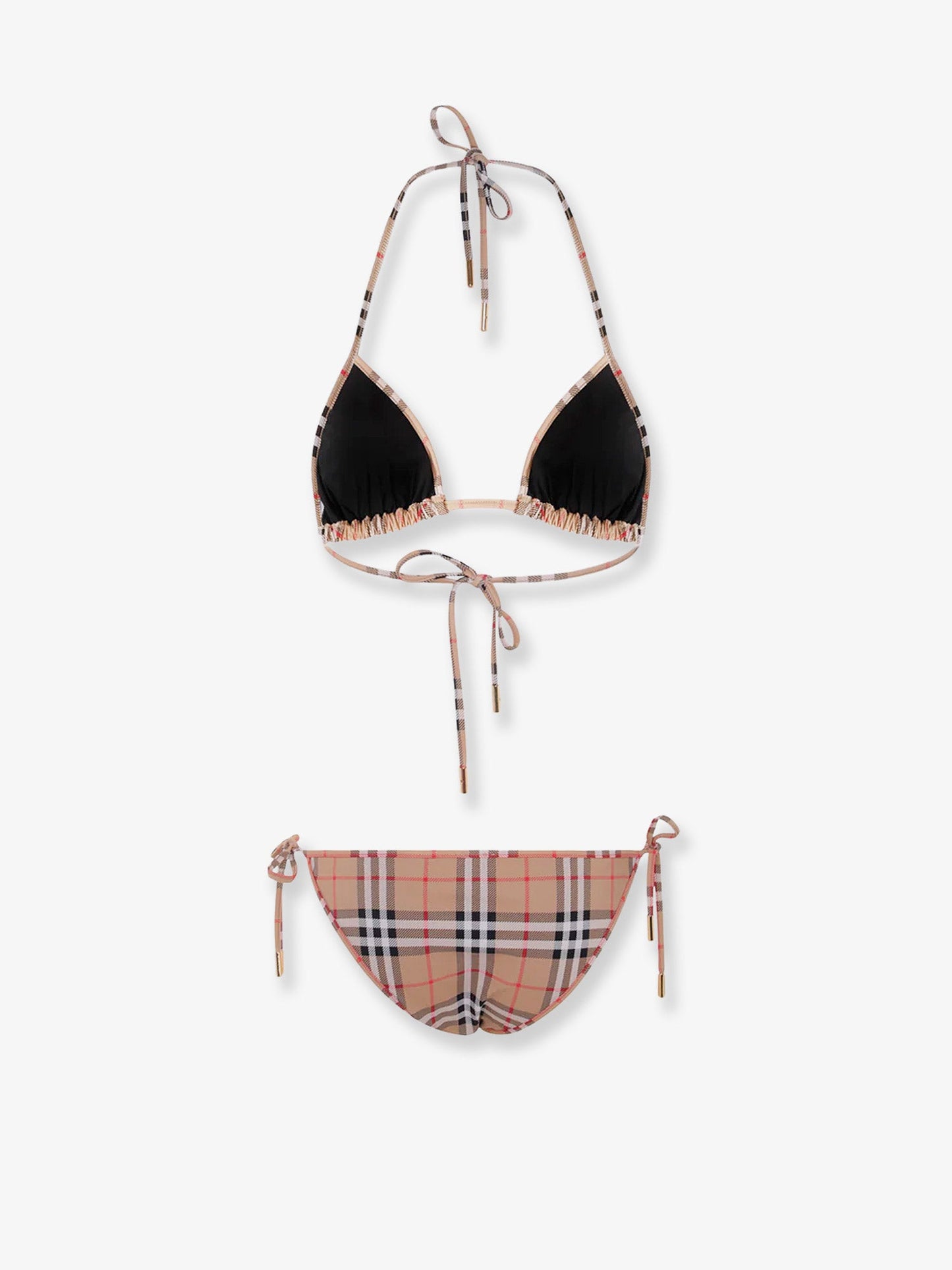 Burberry Women Cobb Bikini With Traditional Check Pattern BURBERRY