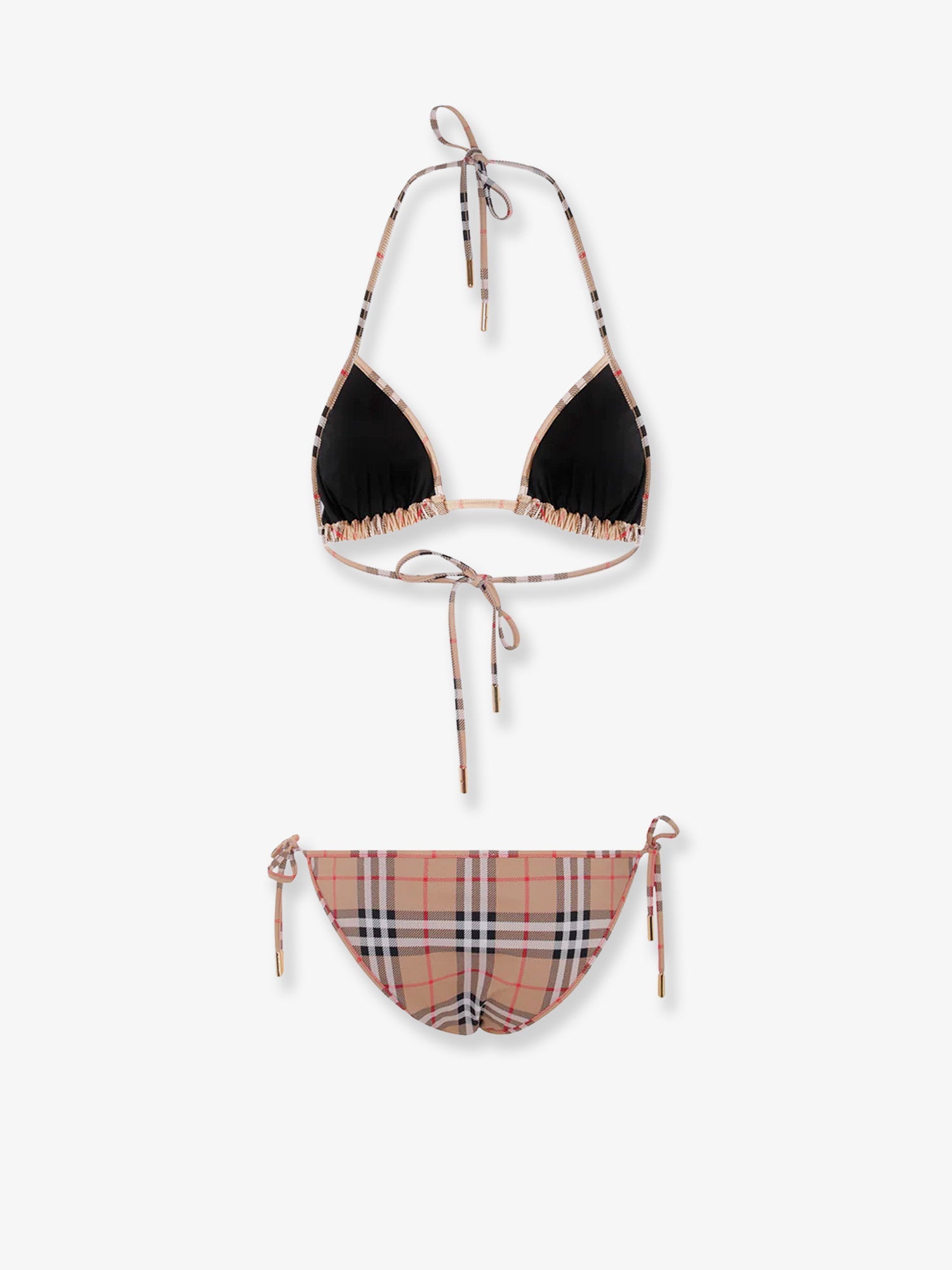 Burberry Women Cobb Bikini With Traditional Check Pattern BURBERRY