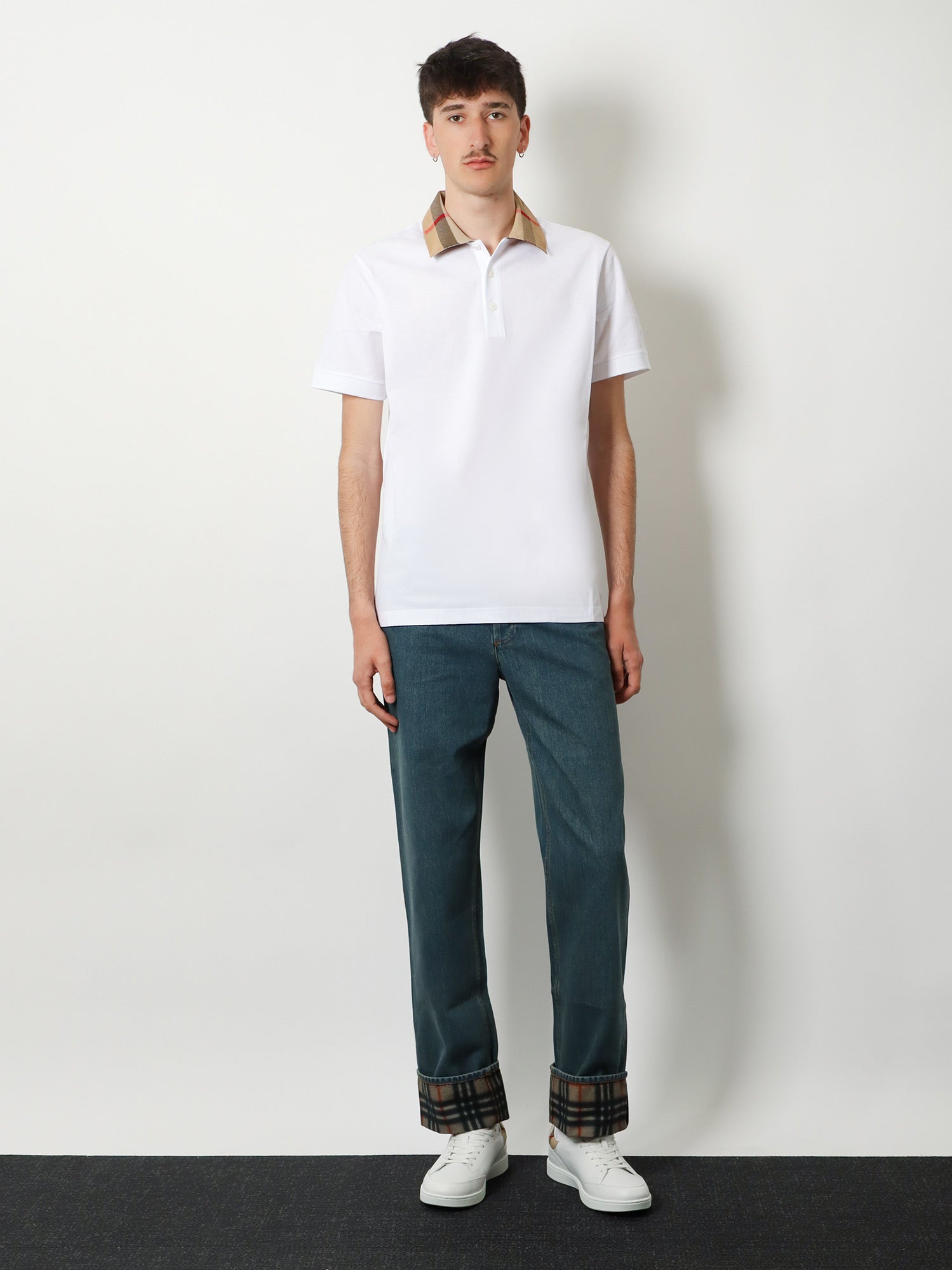 Burberry Men Dexter Jeans With Traditional Check BURBERRY