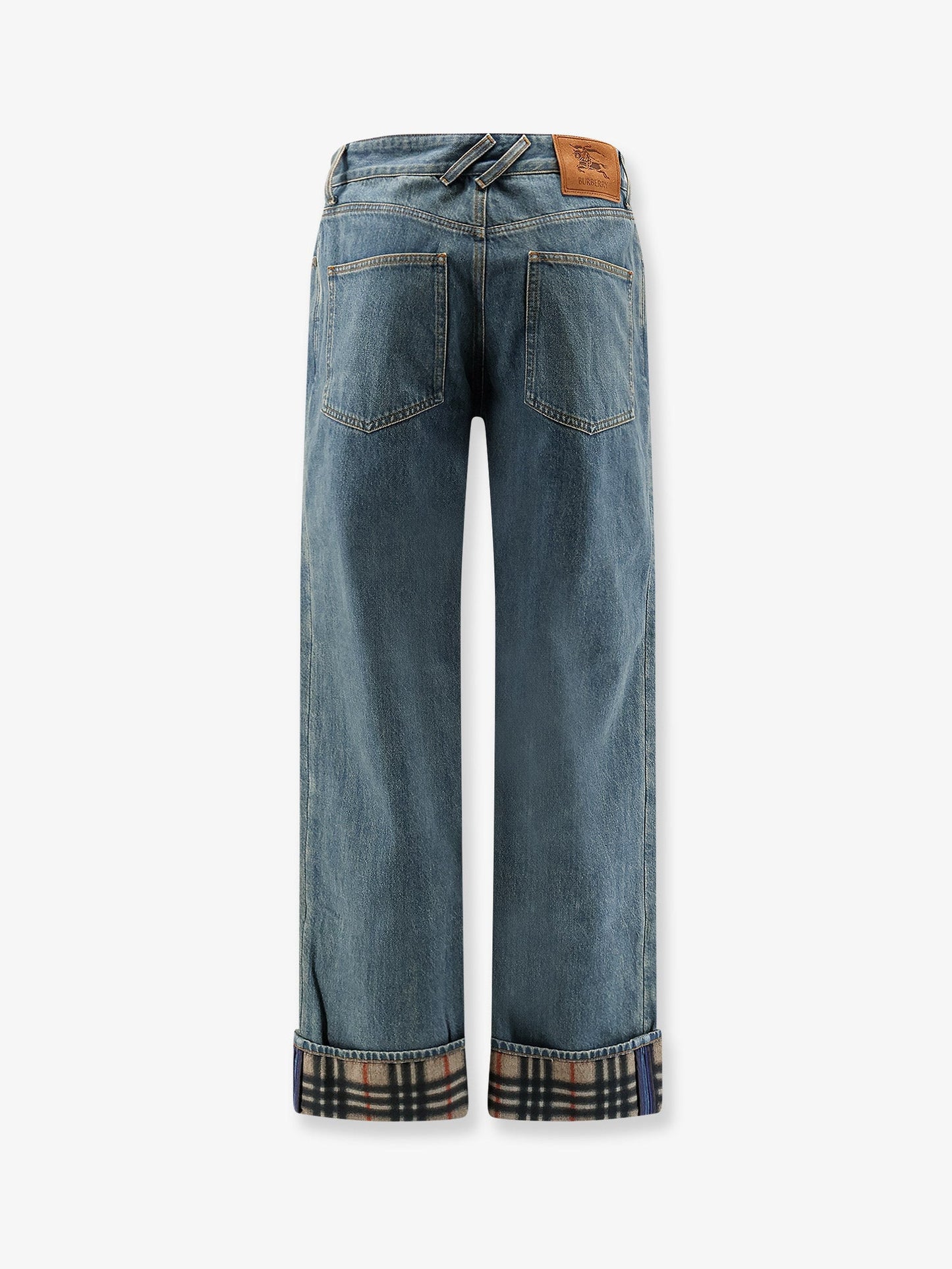 Burberry Men Dexter Jeans With Traditional Check BURBERRY
