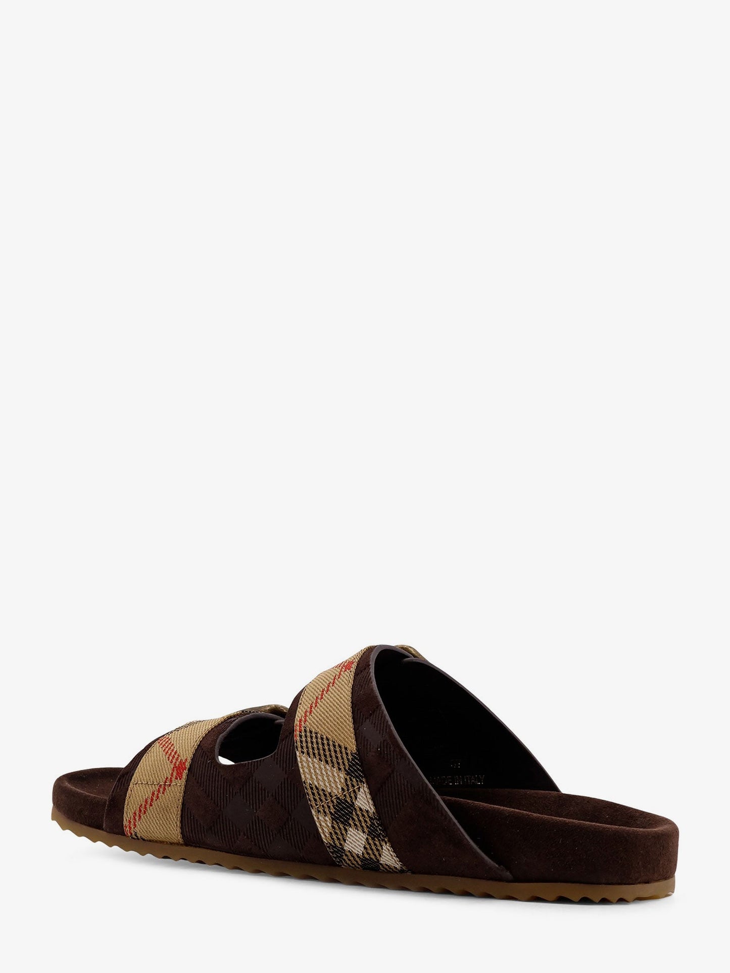 Burberry Women Urchin Suede And Synthetic Fabric Sandals BURBERRY