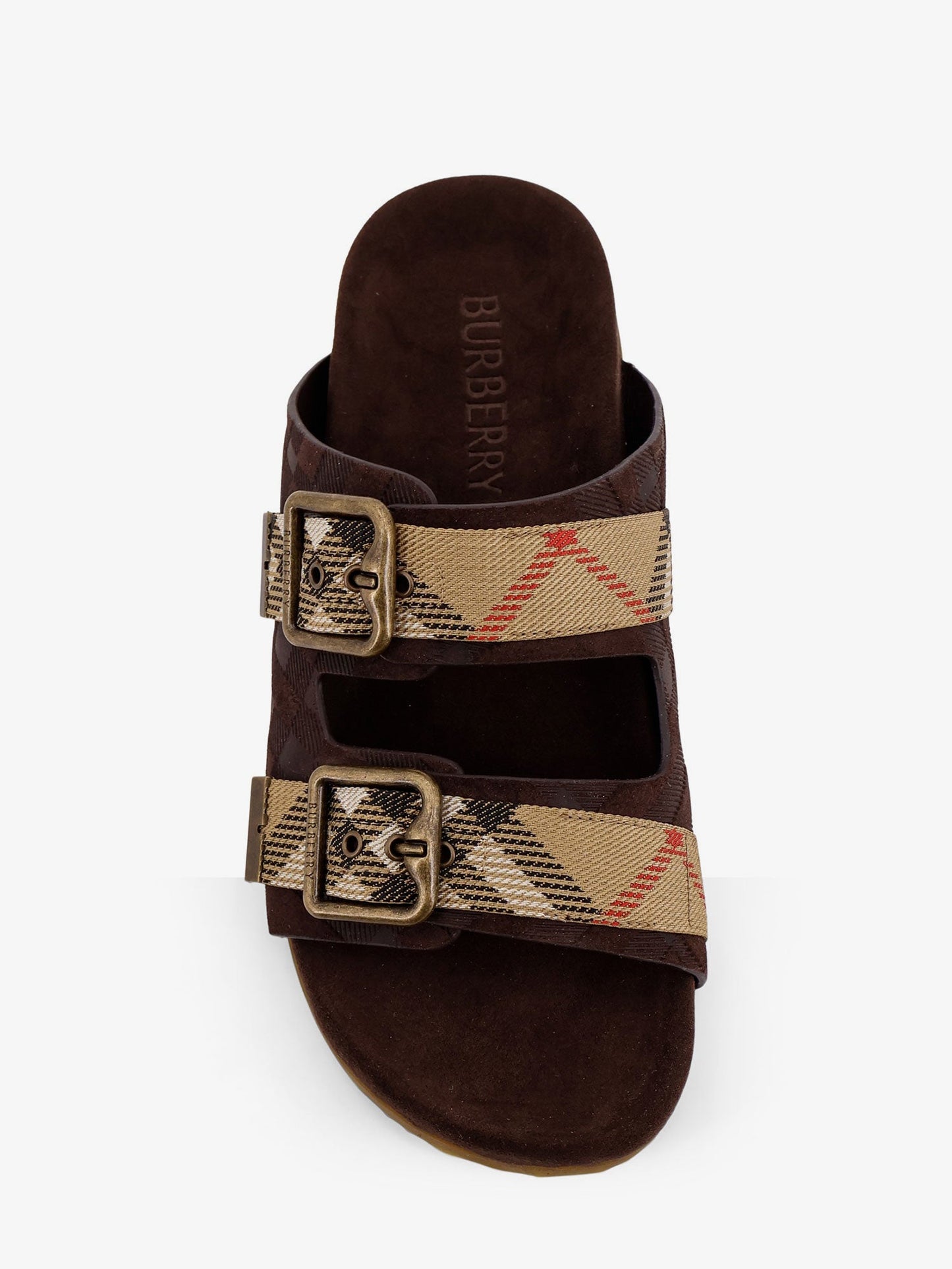 Burberry Women Urchin Suede And Synthetic Fabric Sandals BURBERRY