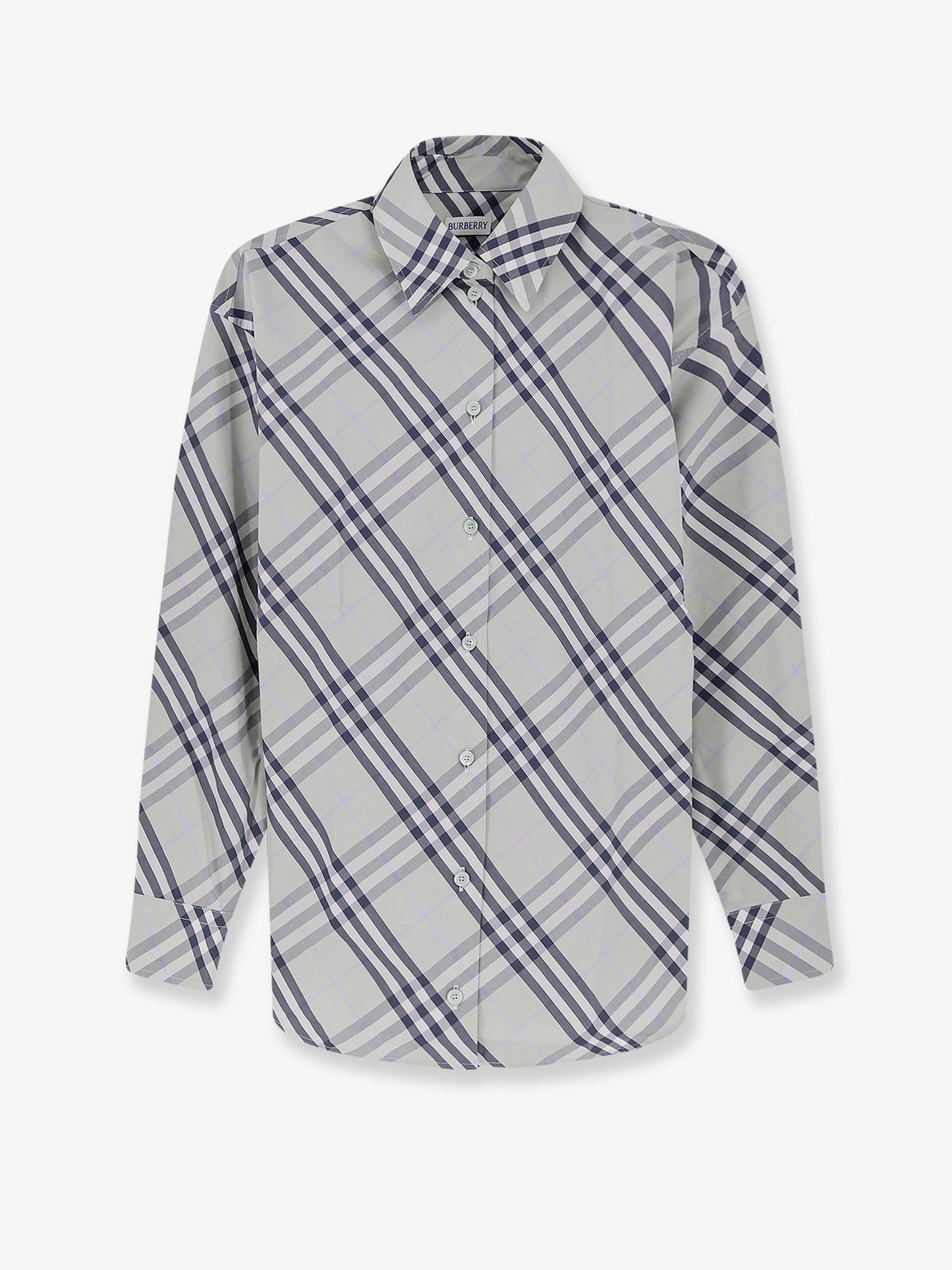 Burberry Women Emma Cotton Shirt With Check Pattern BURBERRY