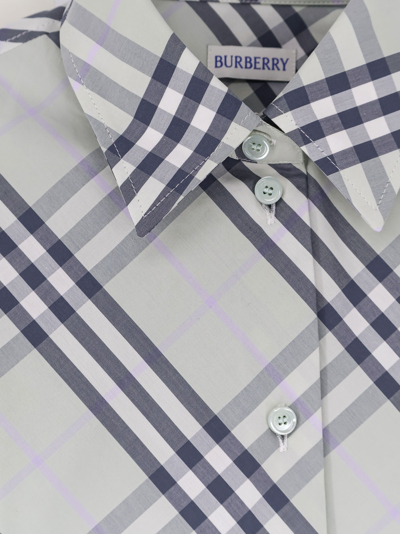 Burberry Women Emma Cotton Shirt With Check Pattern BURBERRY