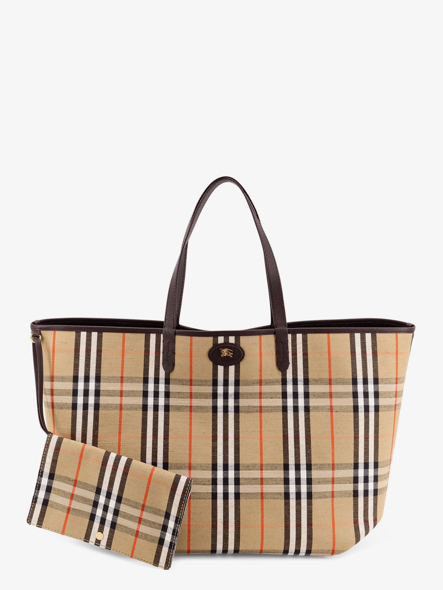 Burberry Men Reversible Shopping Bag With Check Pattern BURBERRY