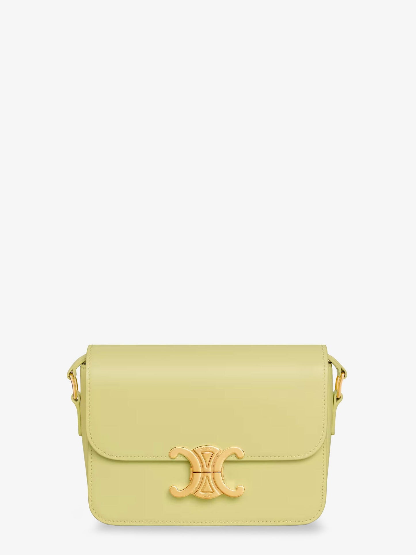 Celine Women Teen Triomphe Leather Crossbody Bag CELINE