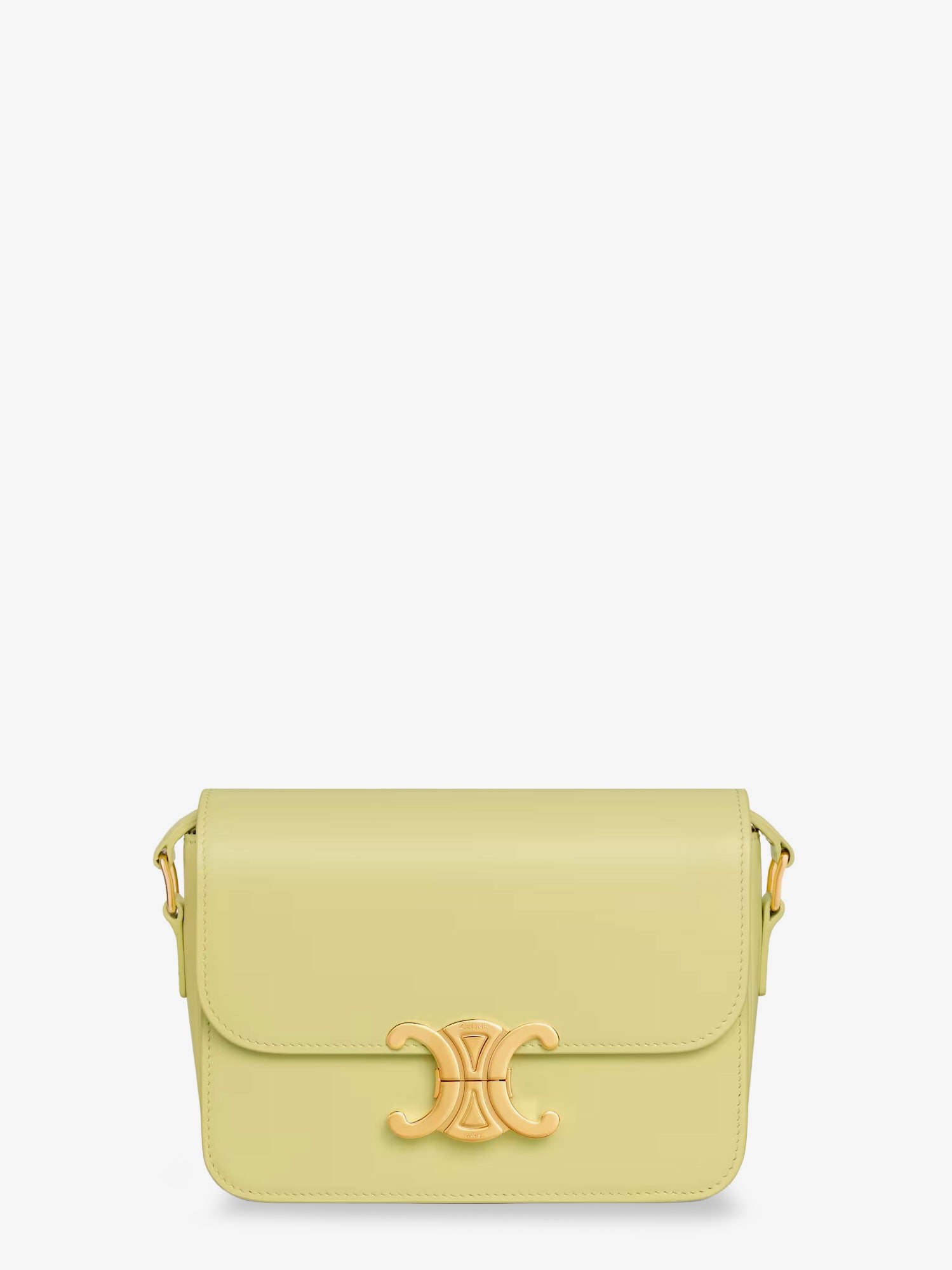 Celine Women Teen Triomphe Leather Crossbody Bag CELINE