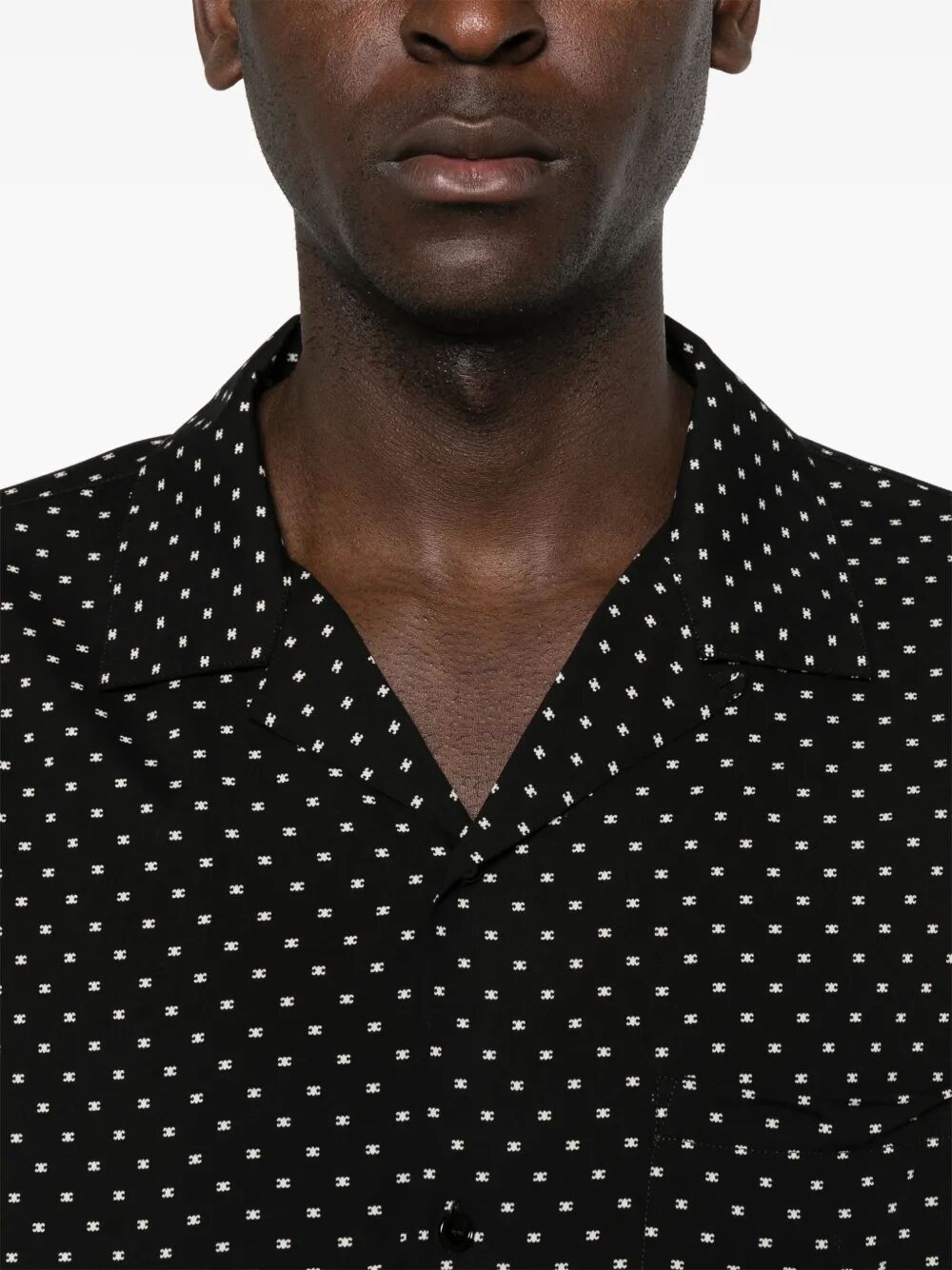 Celine Men Triomphe Viscose Shirt CELINE