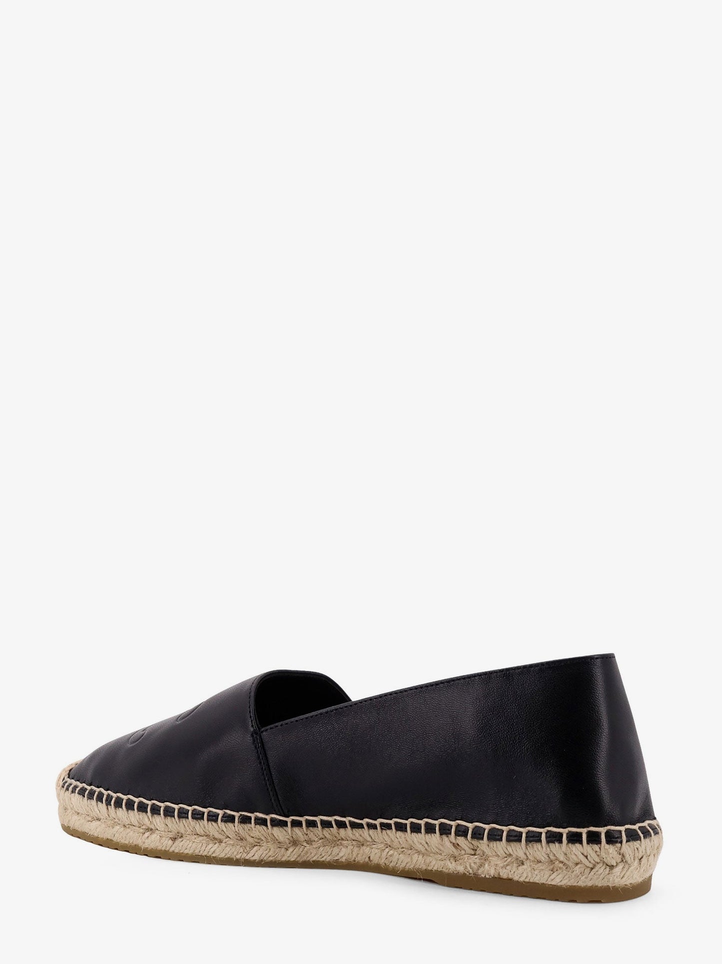 Celine Men Leather Espadrilles With Triomphe Detail CELINE