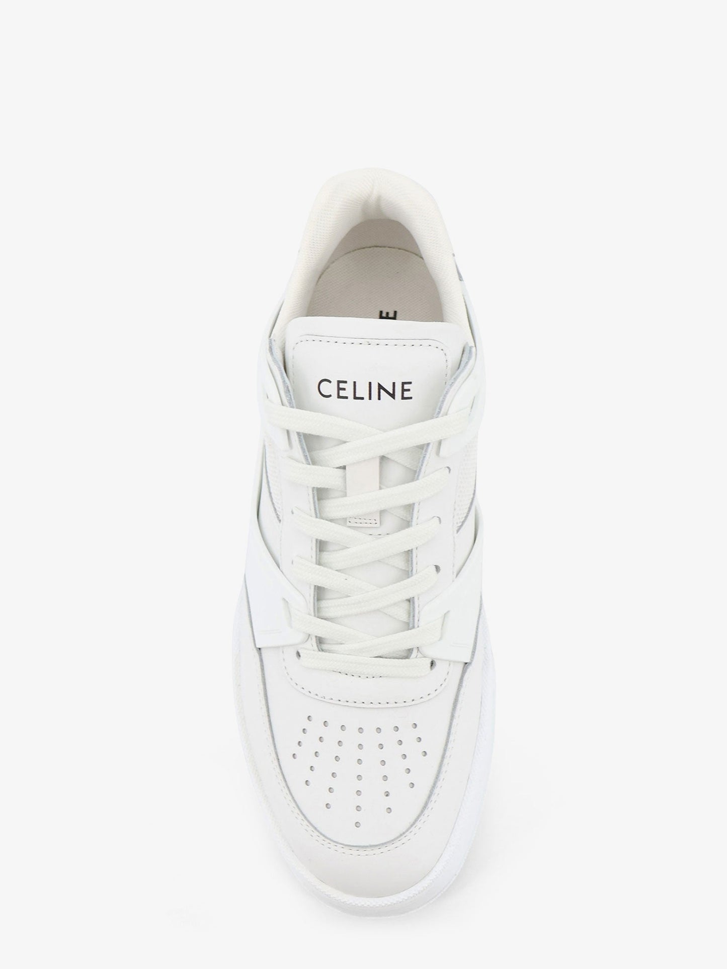 Celine Men Ct-09 Leather Sneakers With Mesh Inserts CELINE