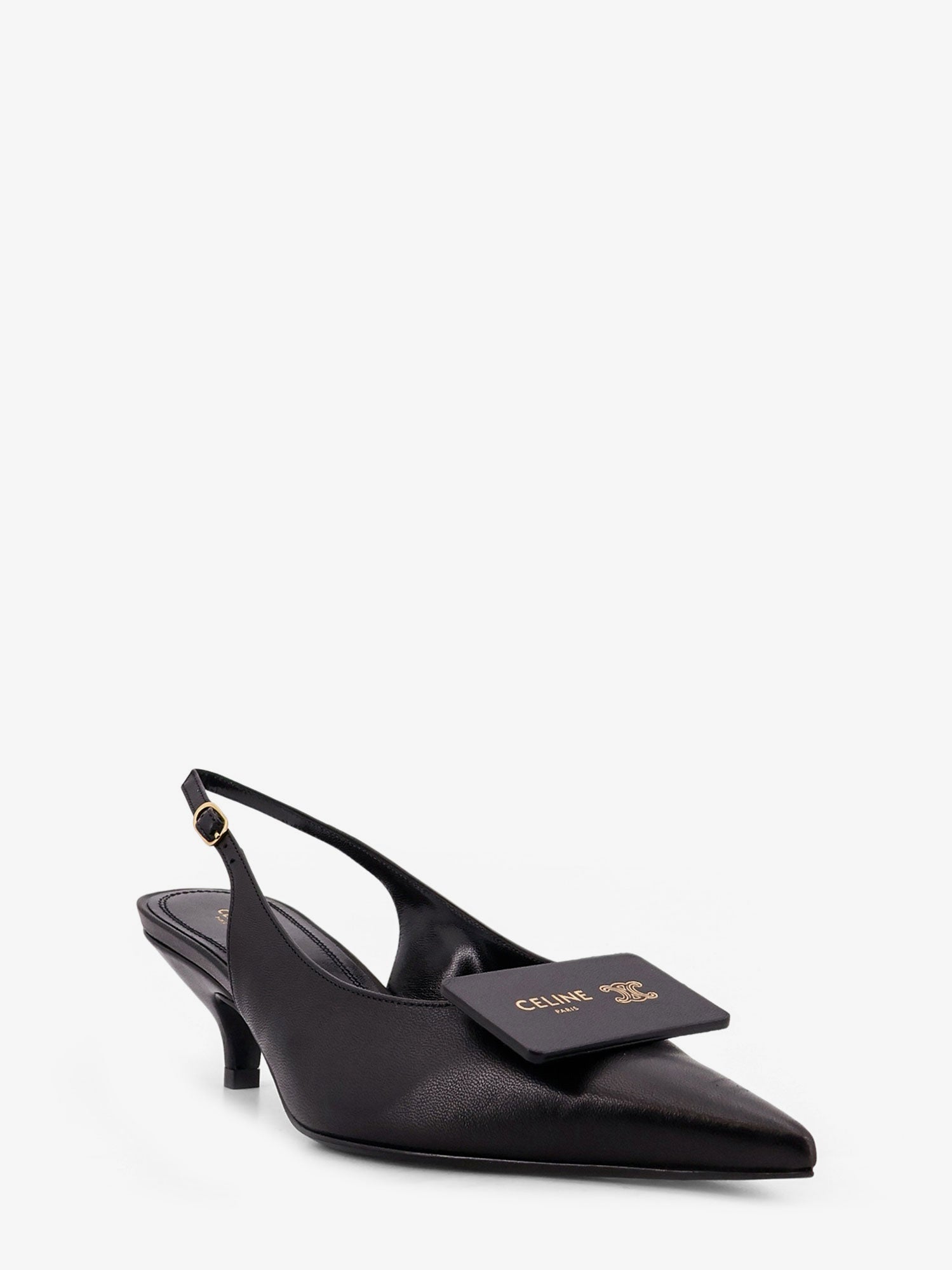 Celine Women Signature Leather Pumps CELINE