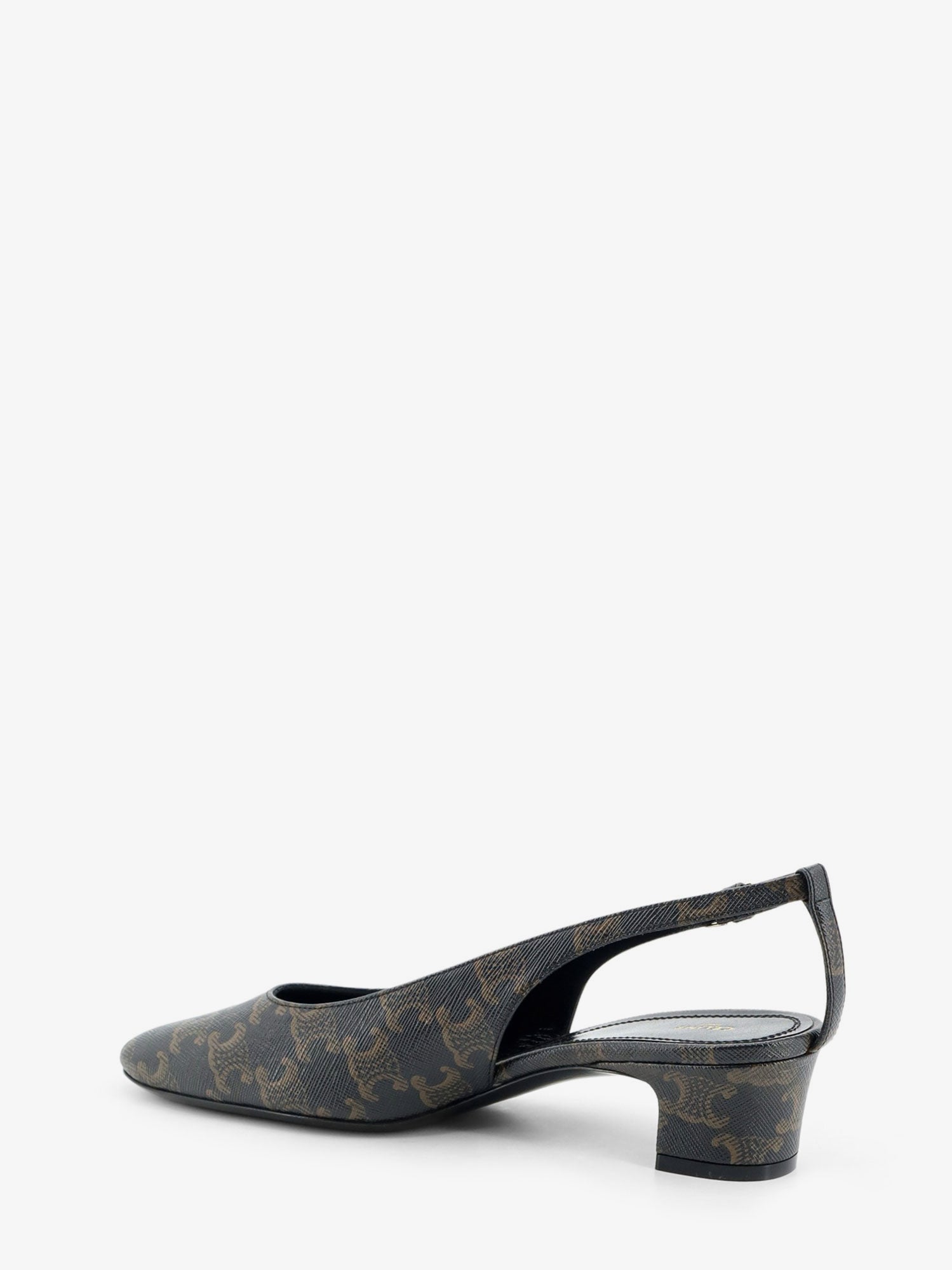 Celine Women Neo City Triomphe Coated Canvas Decollete CELINE