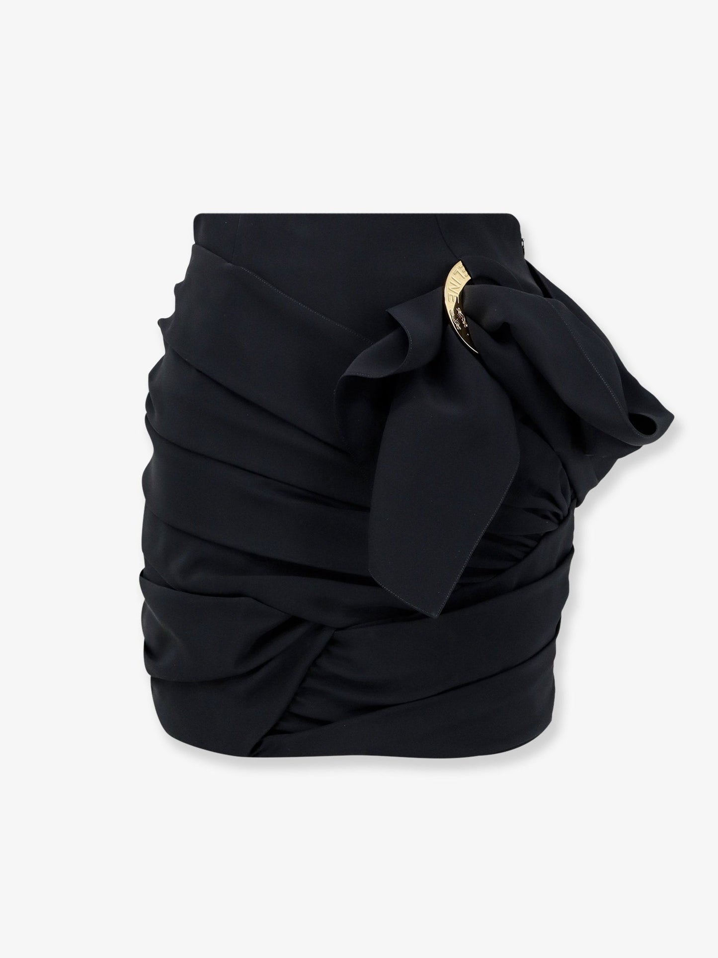 Celine Women Draped Mini Skirt CELINE