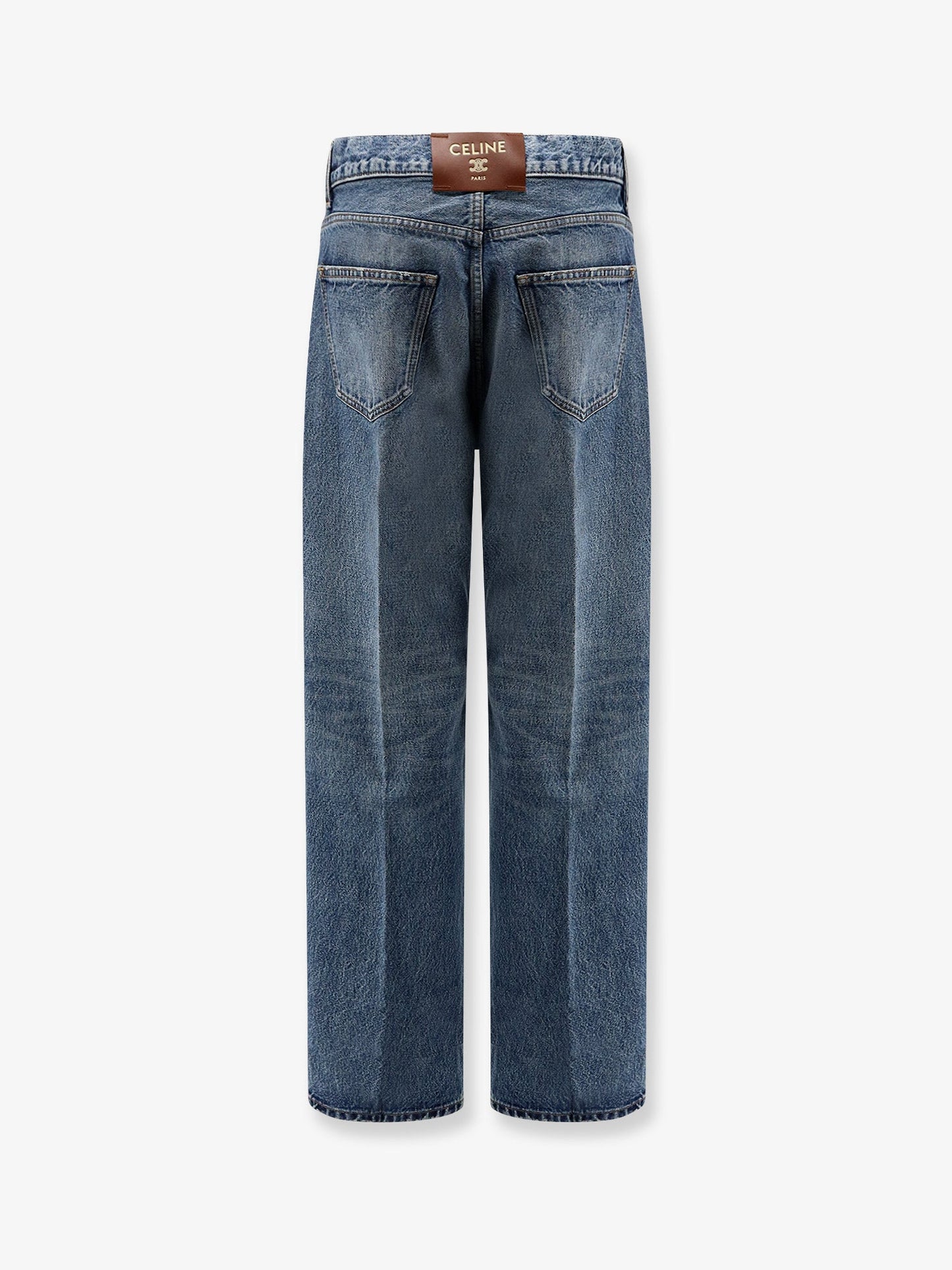 Celine Women Denim Jeans With Back Logo Label CELINE