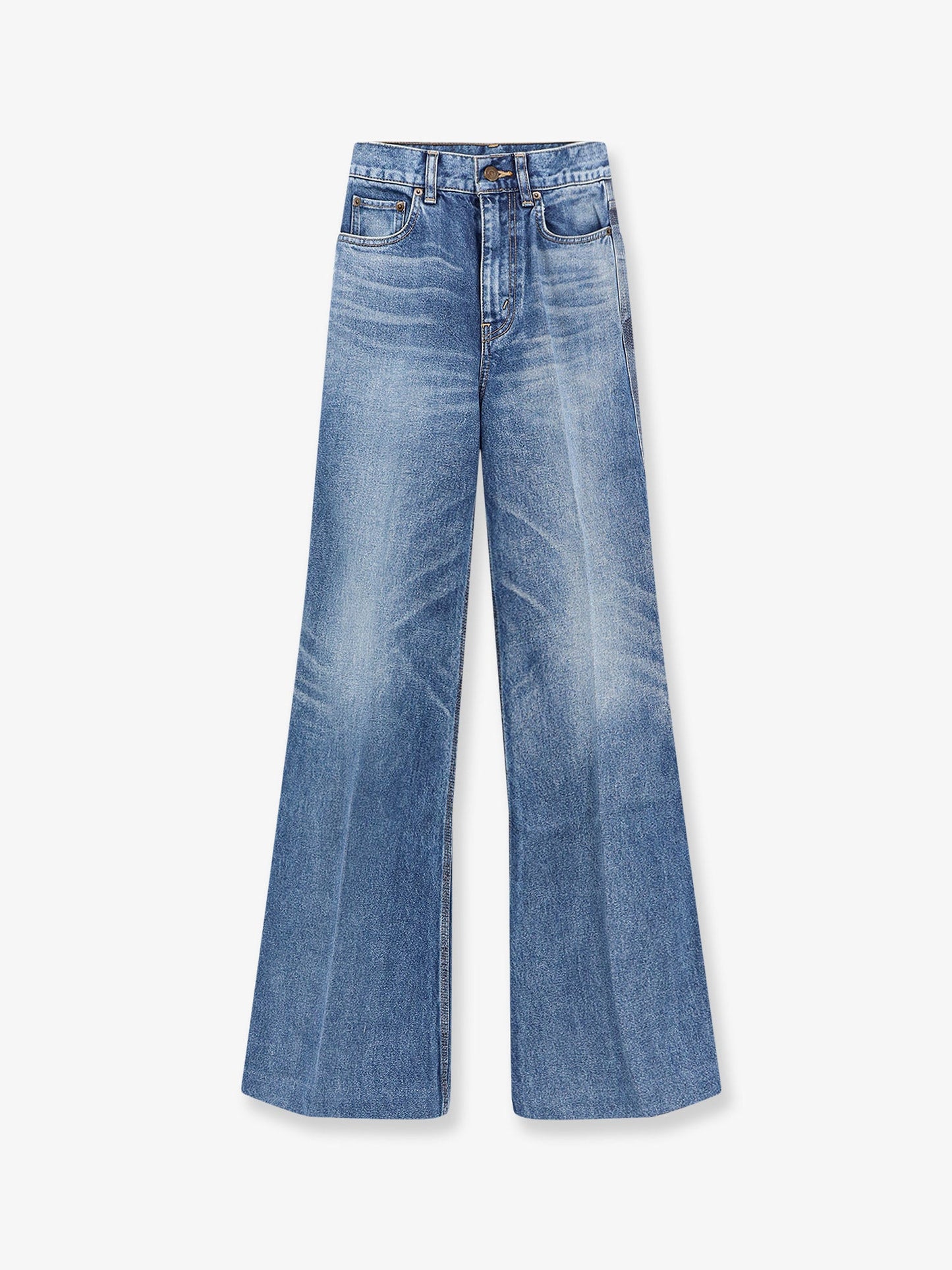 Celine Women Flared Cotton Jeans CELINE