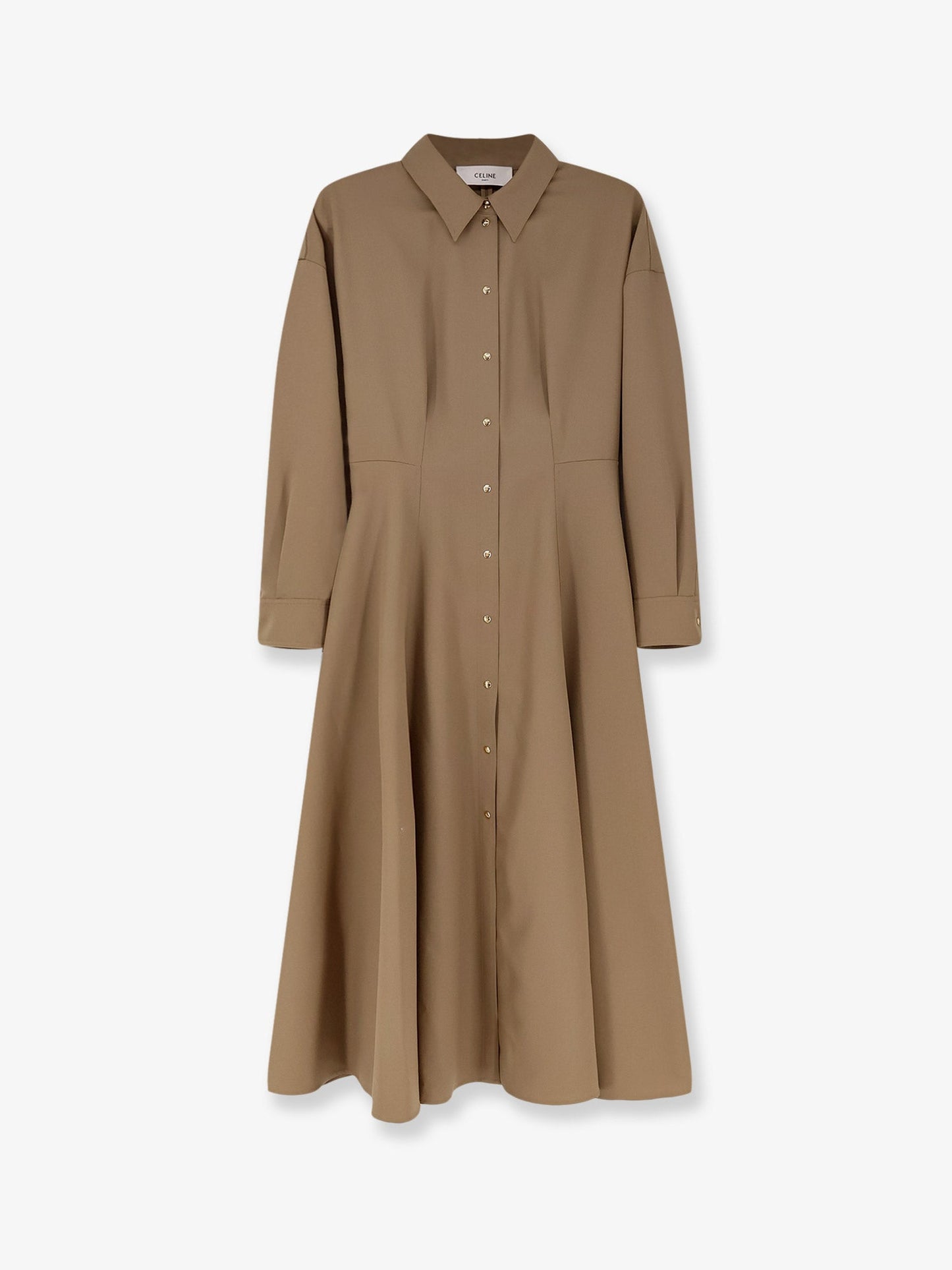 Celine Women Wool Shirt Dress CELINE
