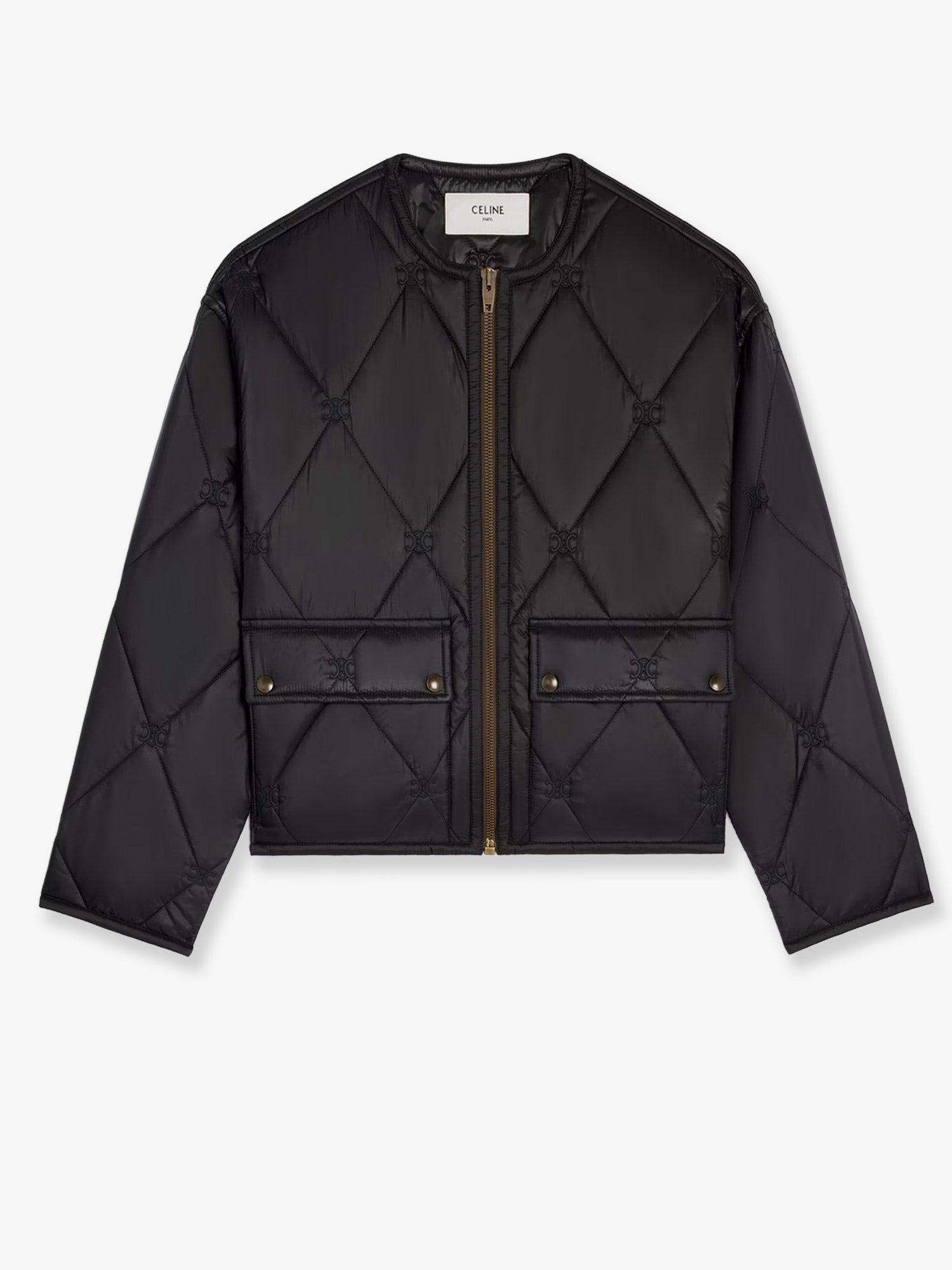 Celine Women Triomphe Quilted Jacket CELINE