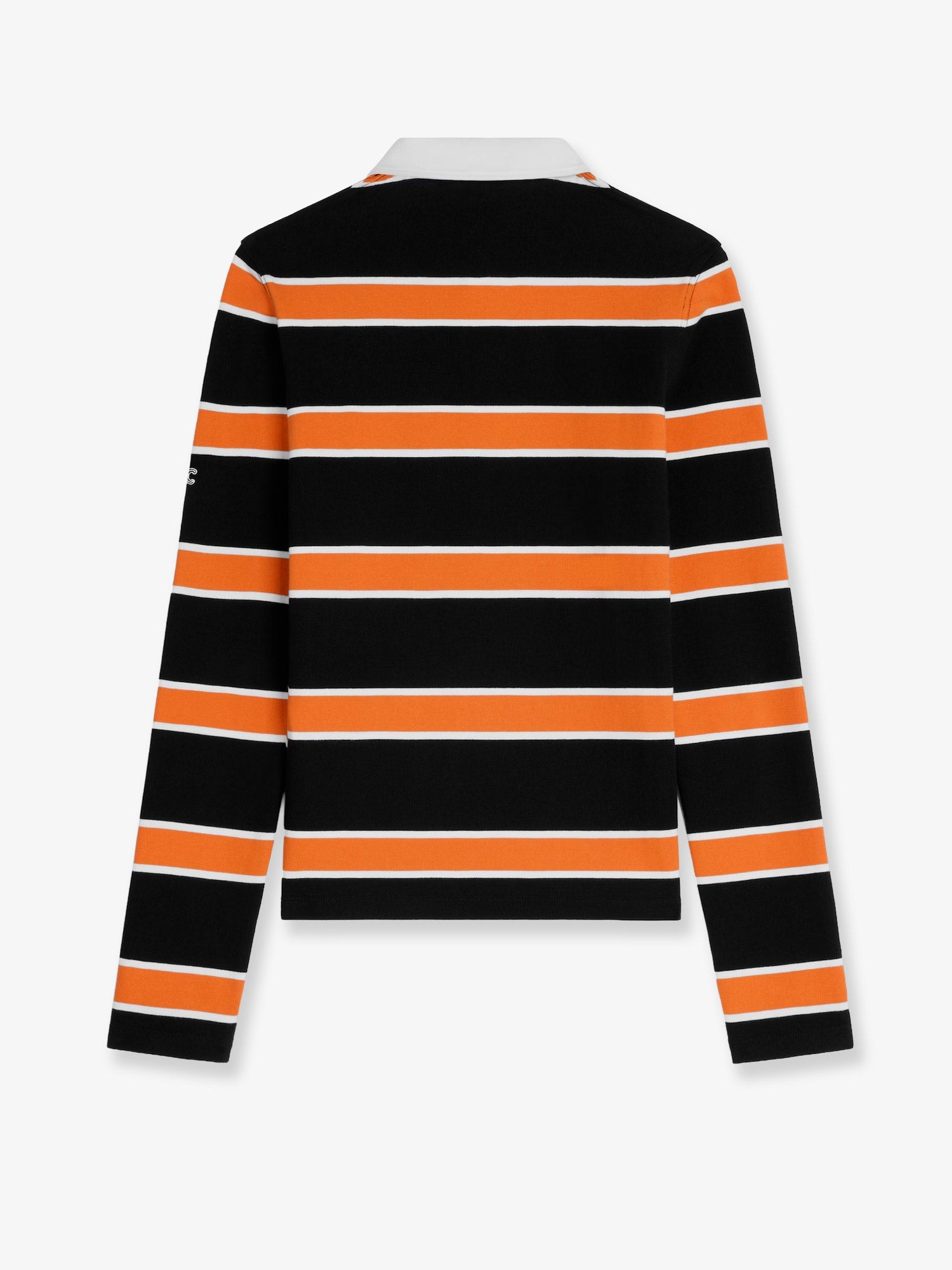 Celine Men Cotton Polo Shirt With Striped Pattern CELINE
